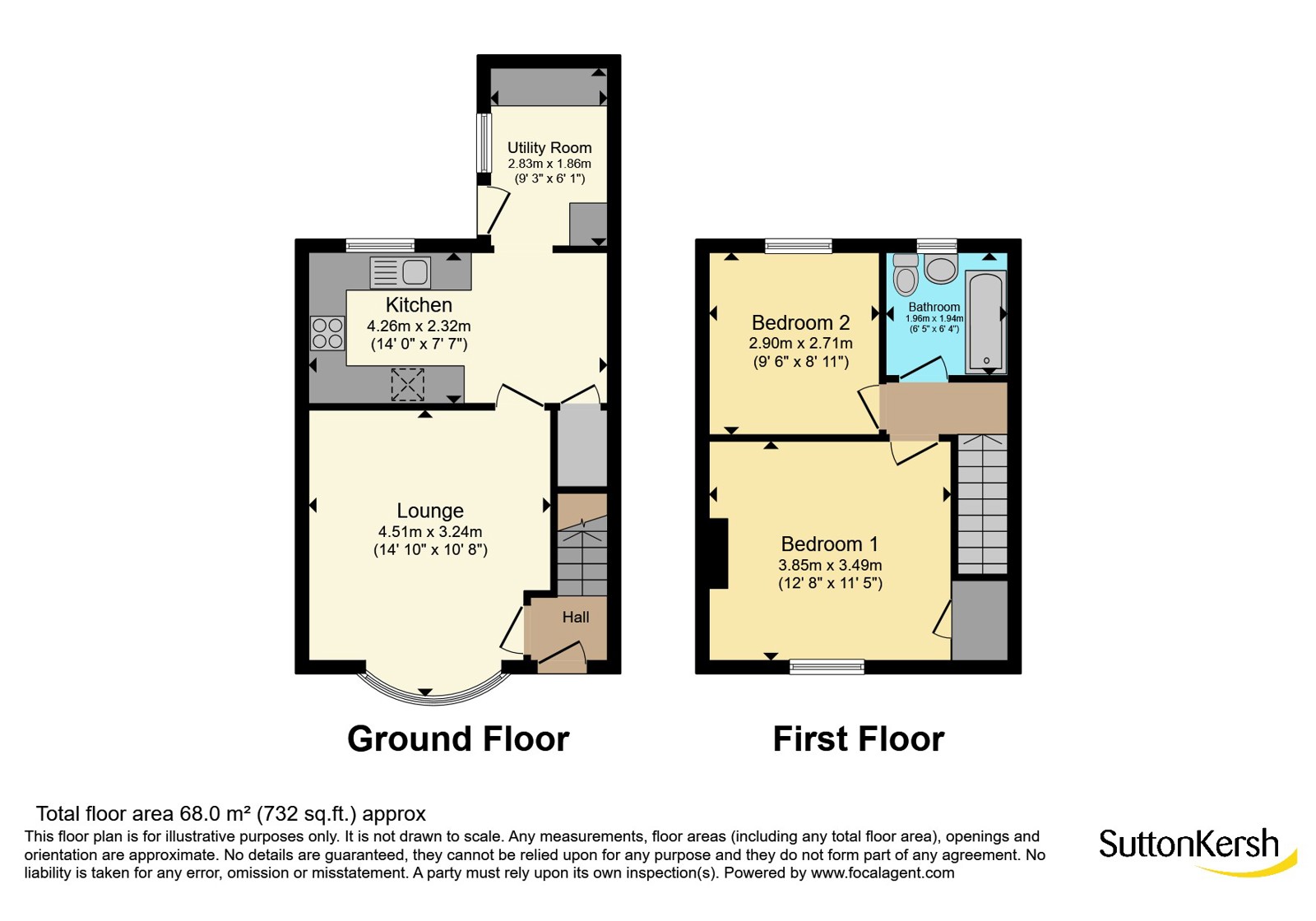 46, Carr Lane East, Merseyside floorplan