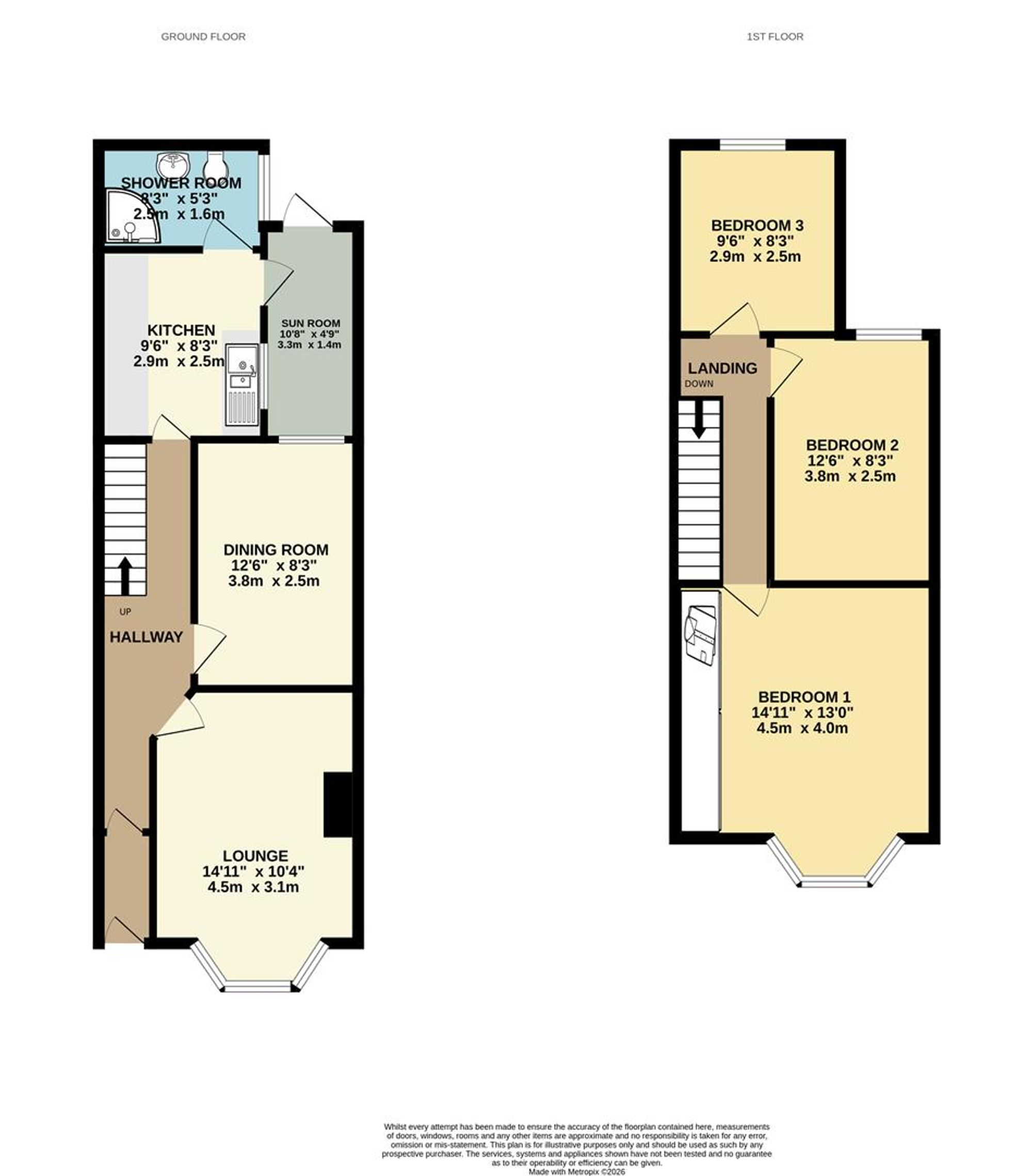 3 Granville Road, Weymouth floorplan