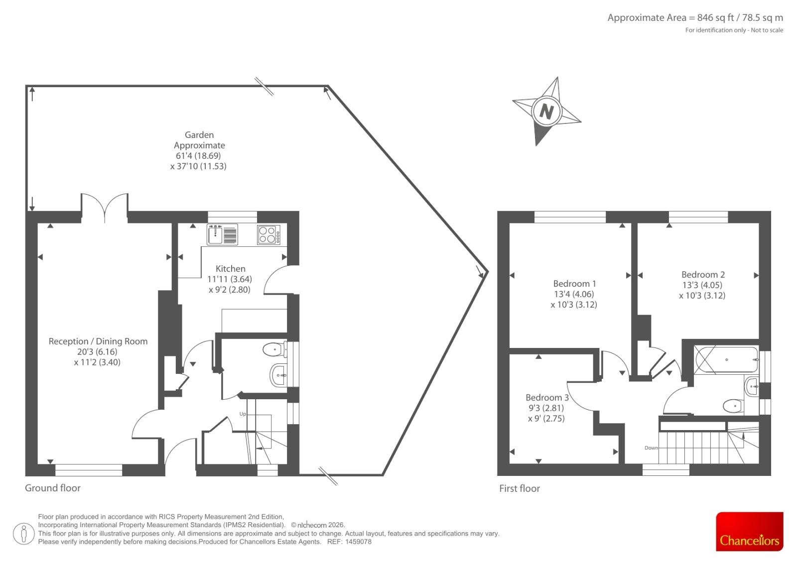 8, Captains Close, Chesham floorplan