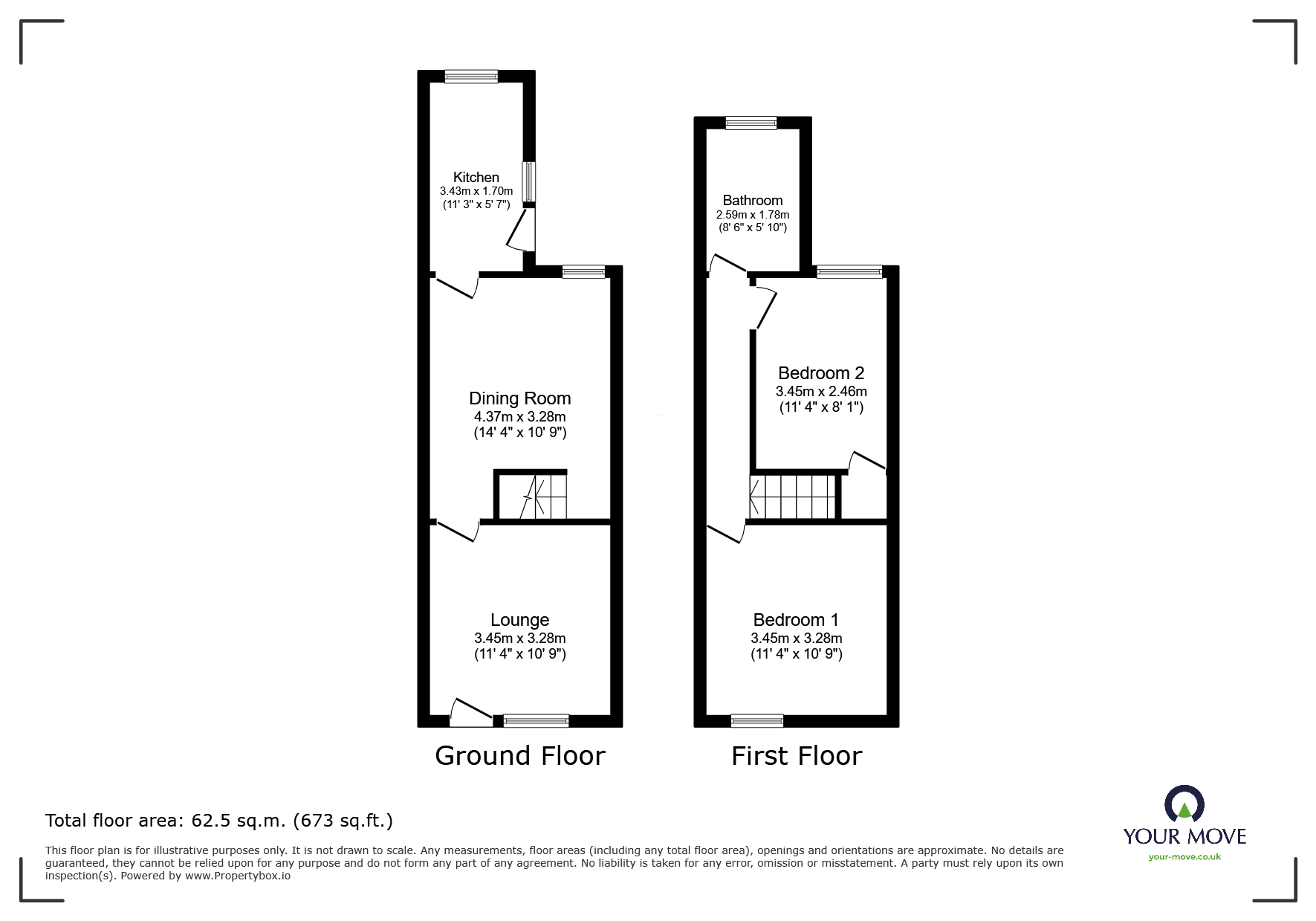 46, Brighton Road, Derby floorplan