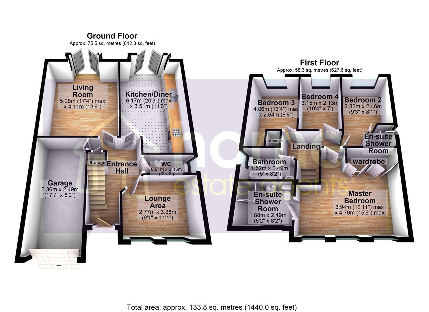 21, Wildmoor Wood Close, Stalybridge floorplan