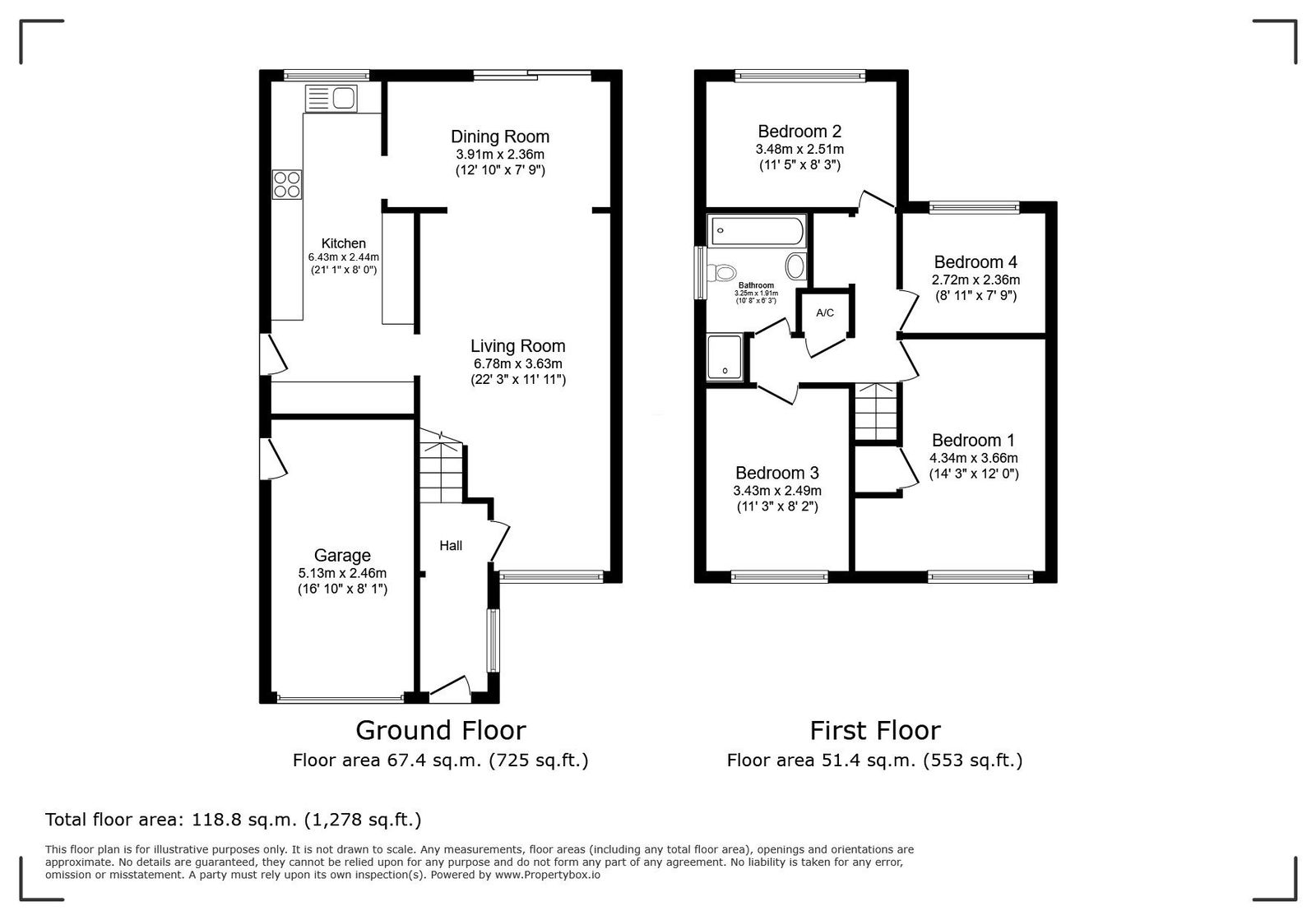 12, Wood End, Horsham floorplan