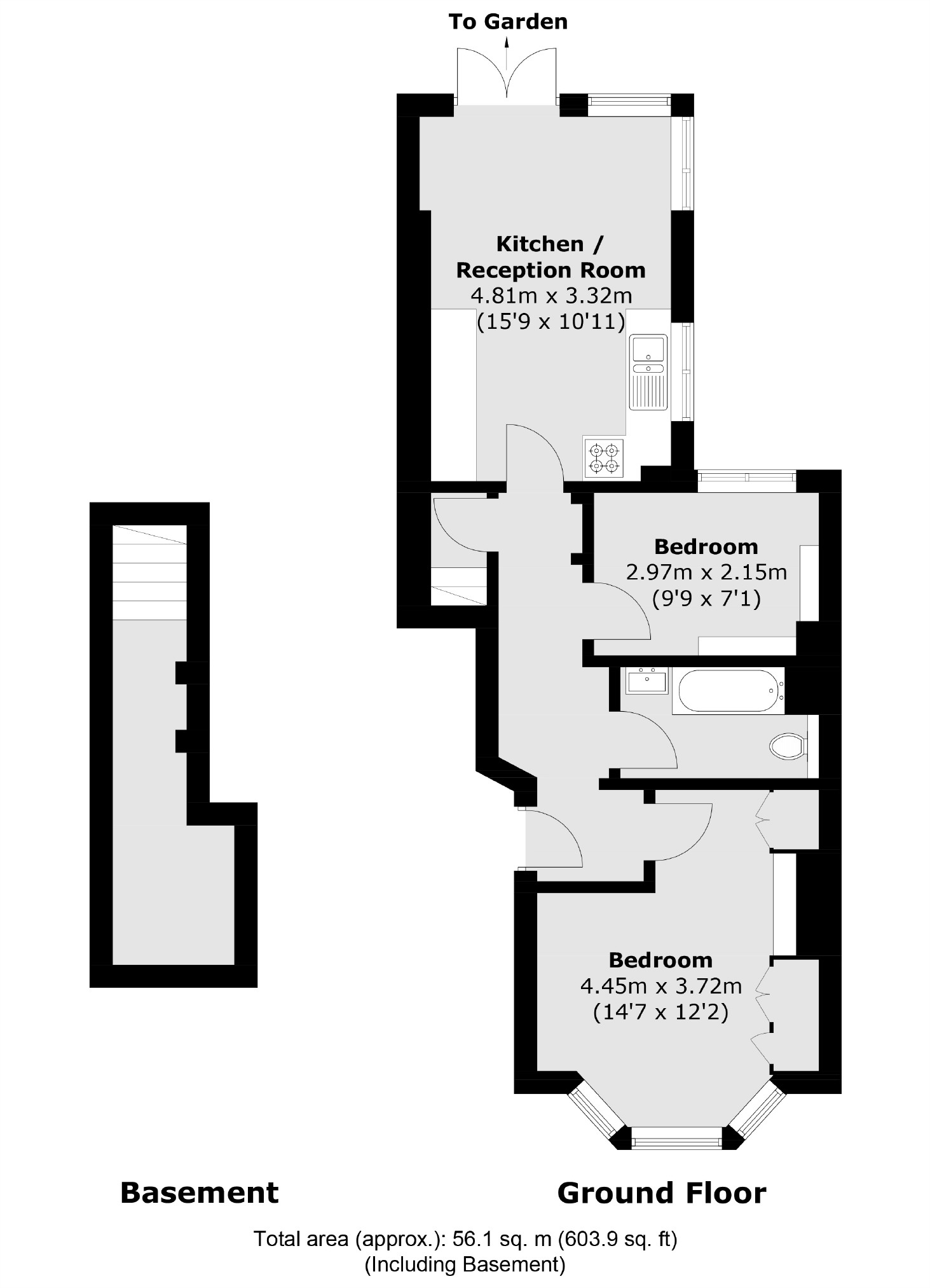 Ground Floor Flat, 51, Harbut Road, London floorplan