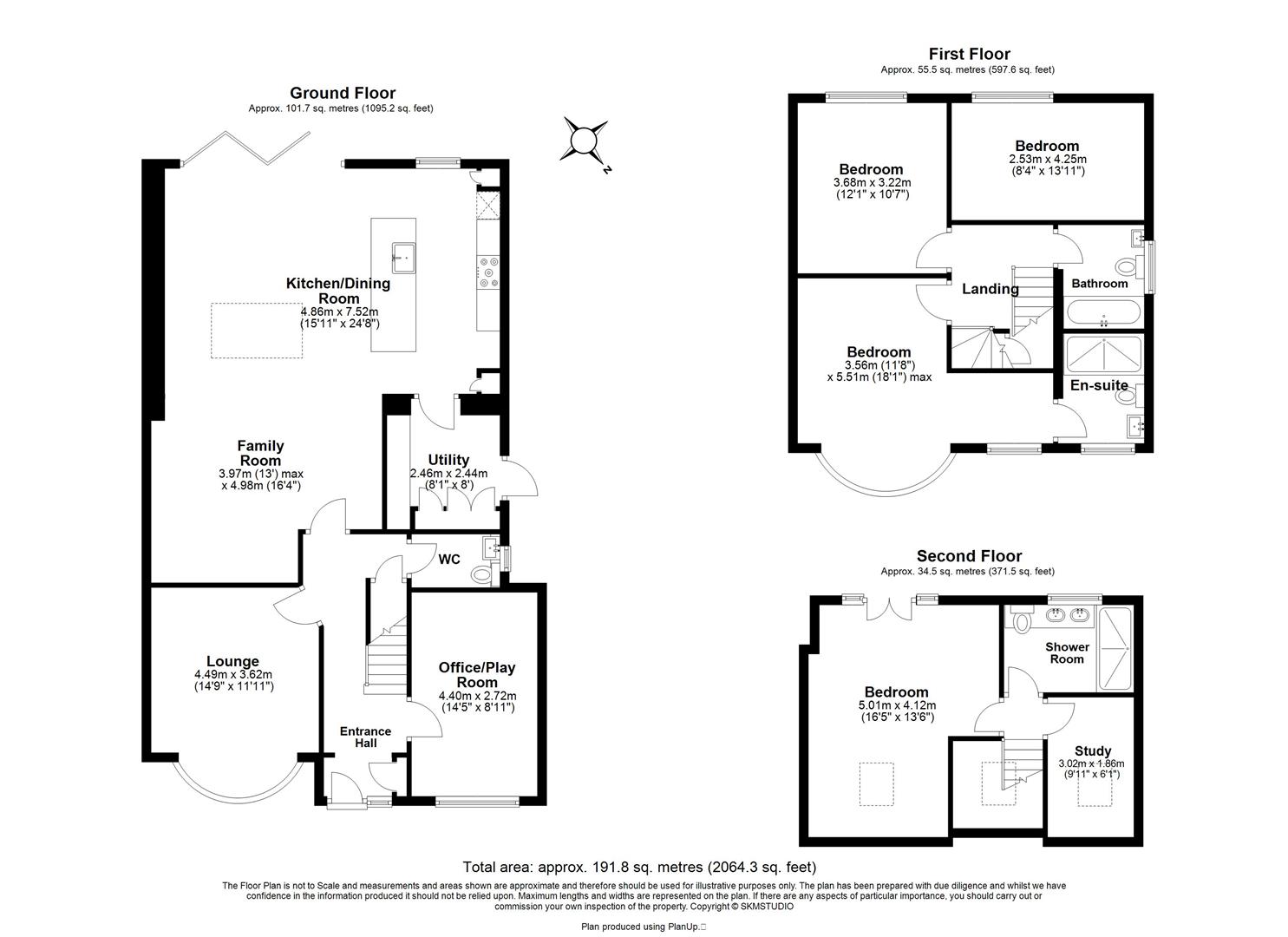 51, Kenilworth Drive, Croxley Green floorplan