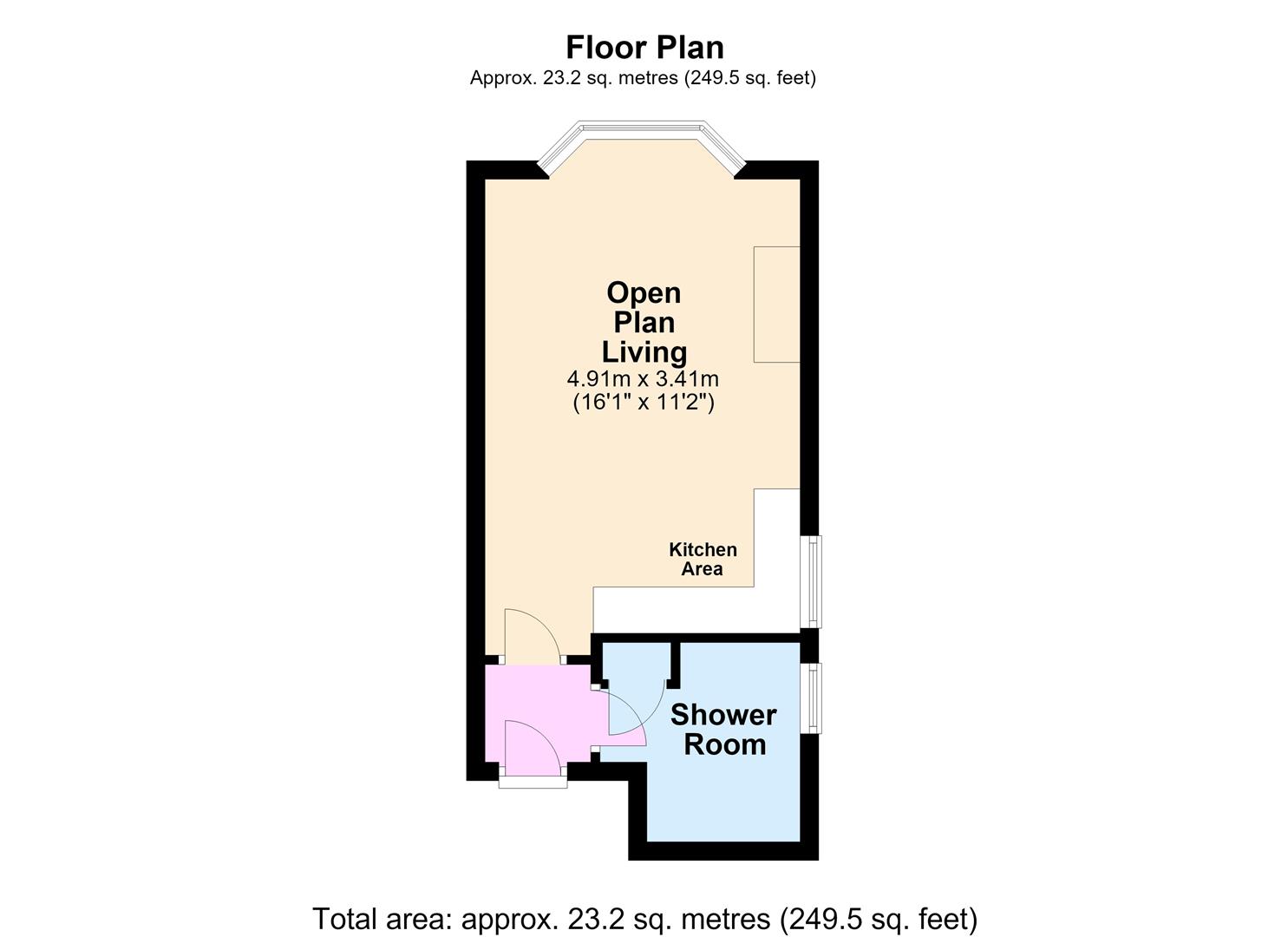 Flat 2, 2, Alexandra Road, Worthing floorplan