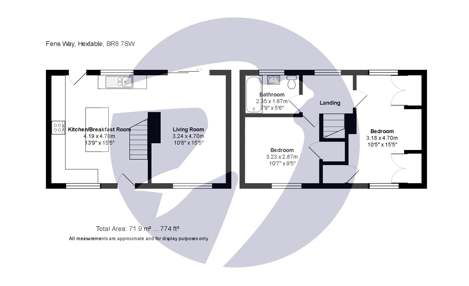 67, Fens Way, Kent floorplan