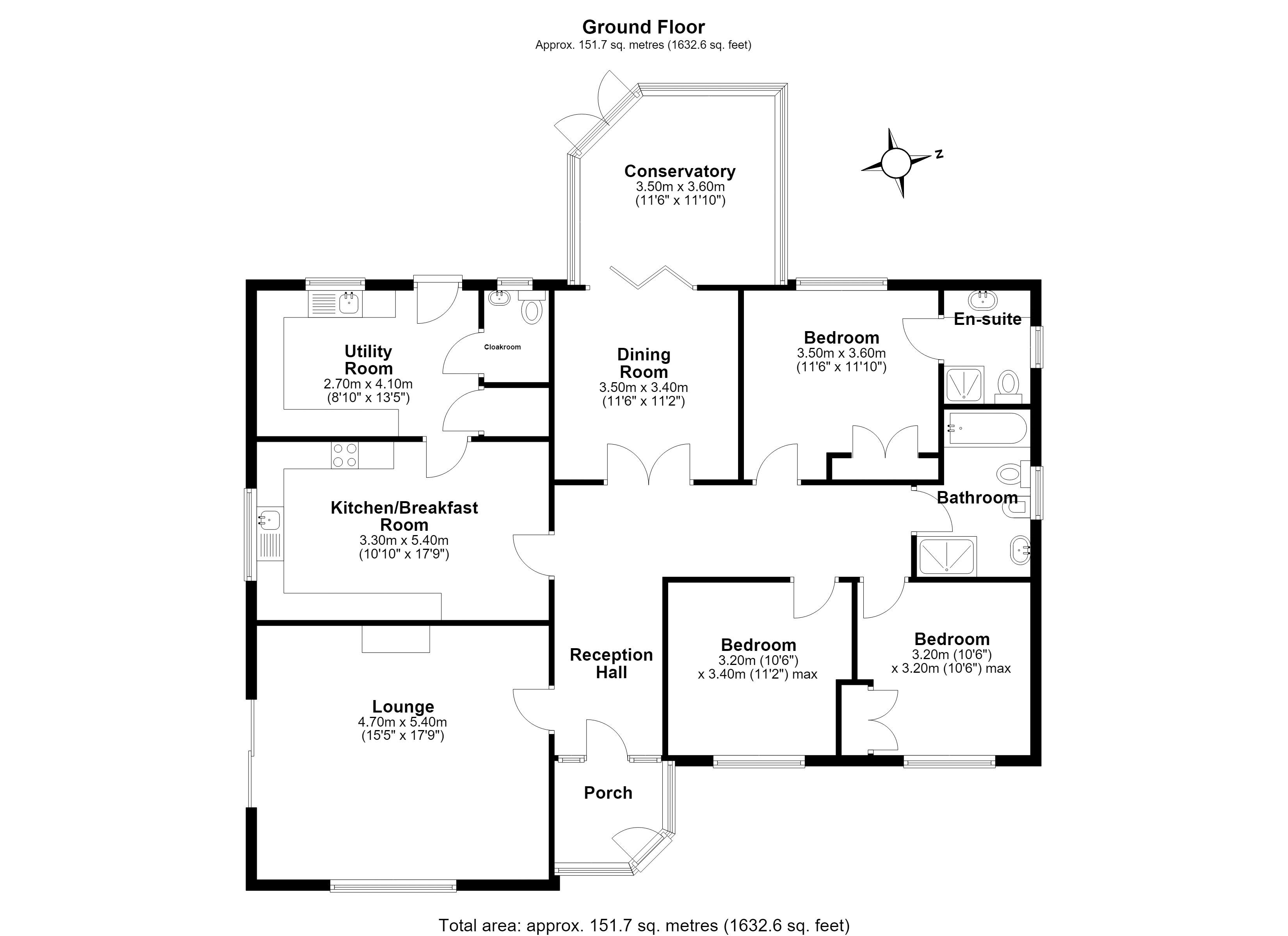 The Grales, Cockshutt Lane, Broseley floorplan