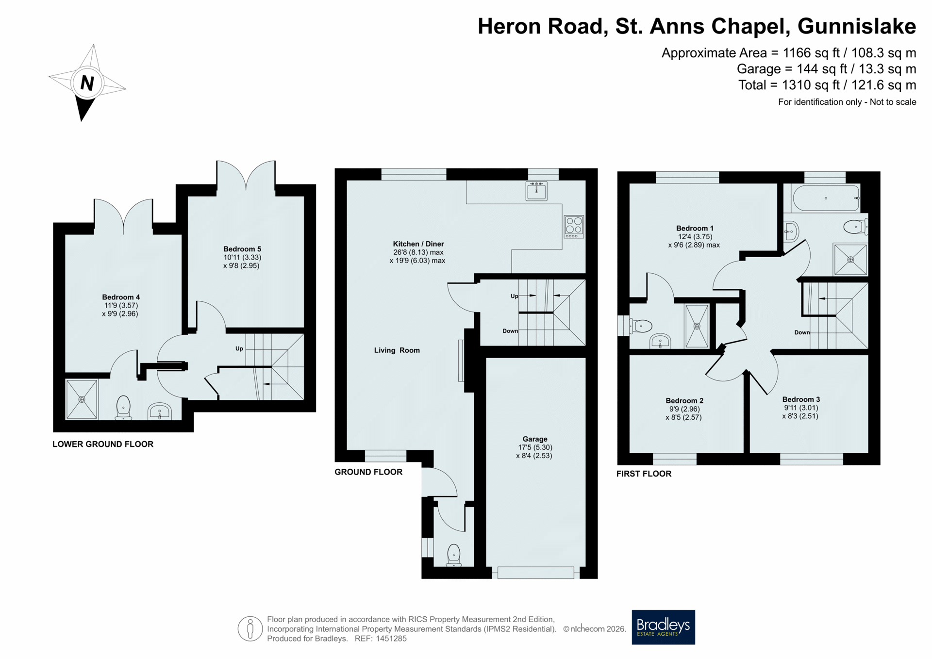 3, Heron Road, Gunnislake floorplan