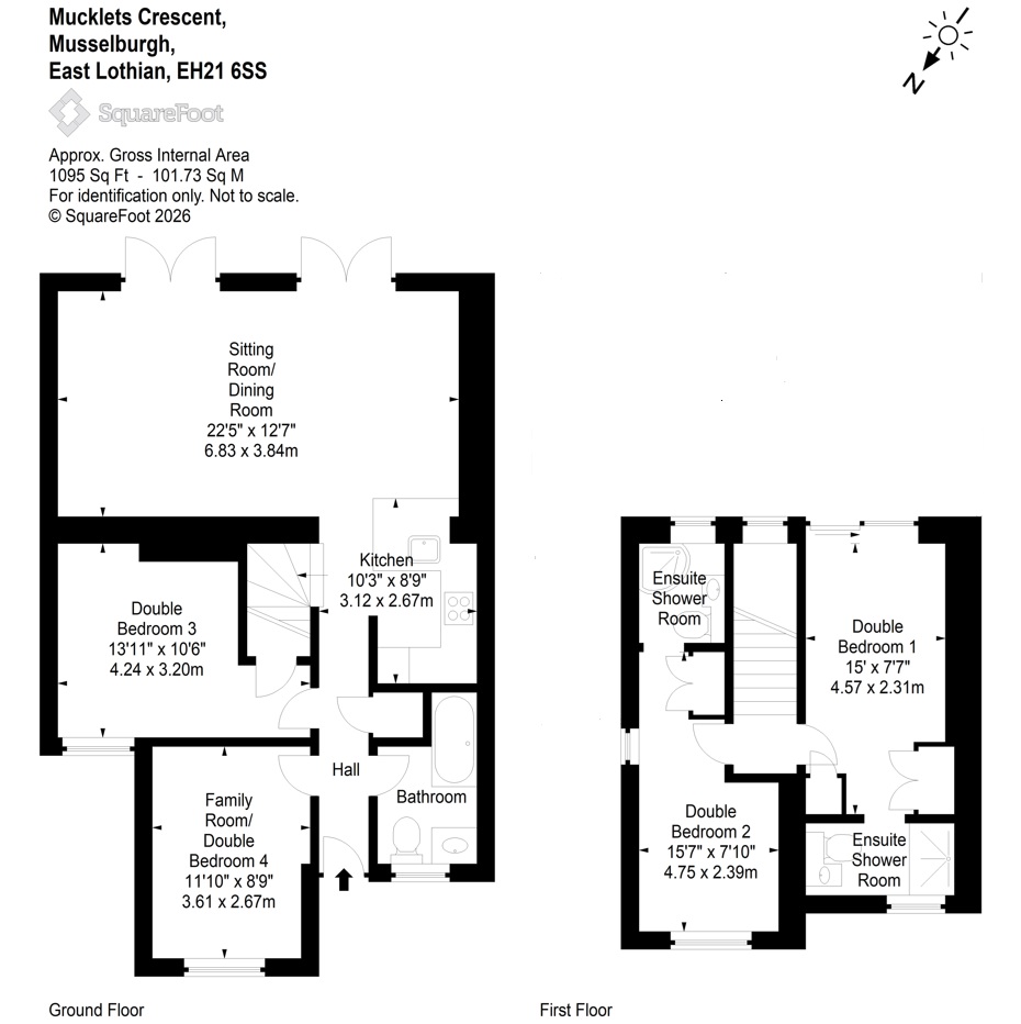 76, Mucklets Crescent, Musselburgh floorplan