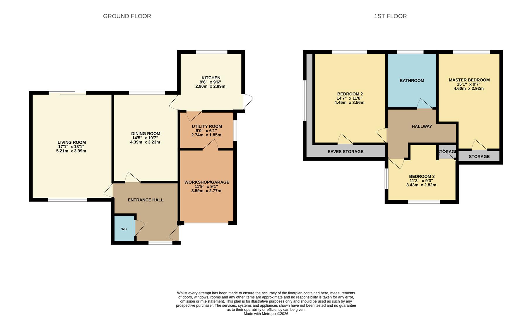10, Claremont Rise, Uckfield floorplan