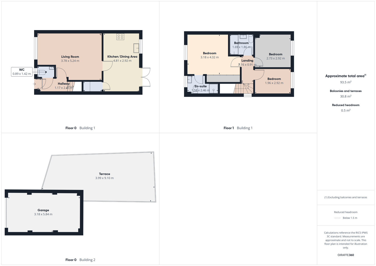 3, Leese Walk, Stafford floorplan