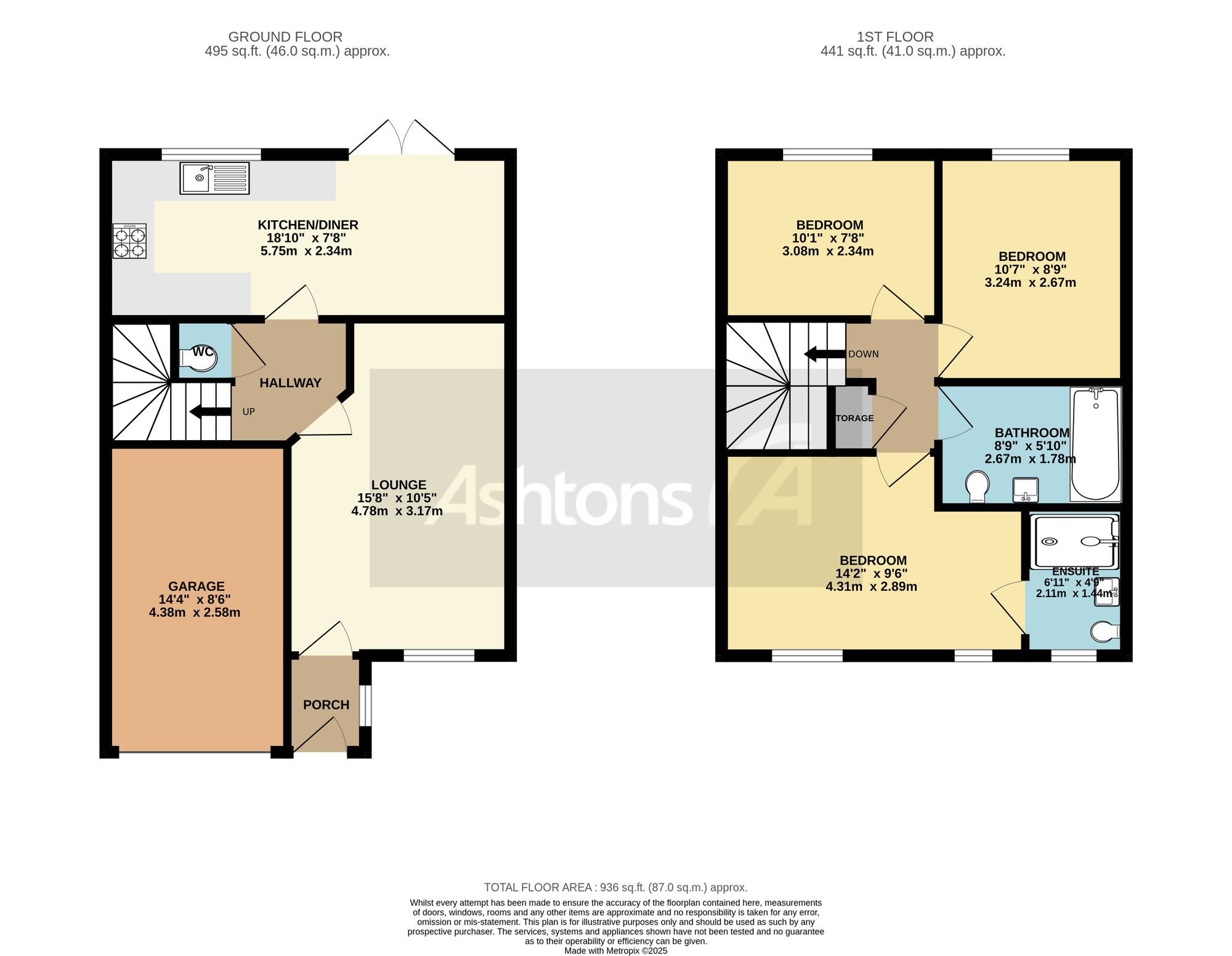 6 Castleton Drive, Warrington floorplan
