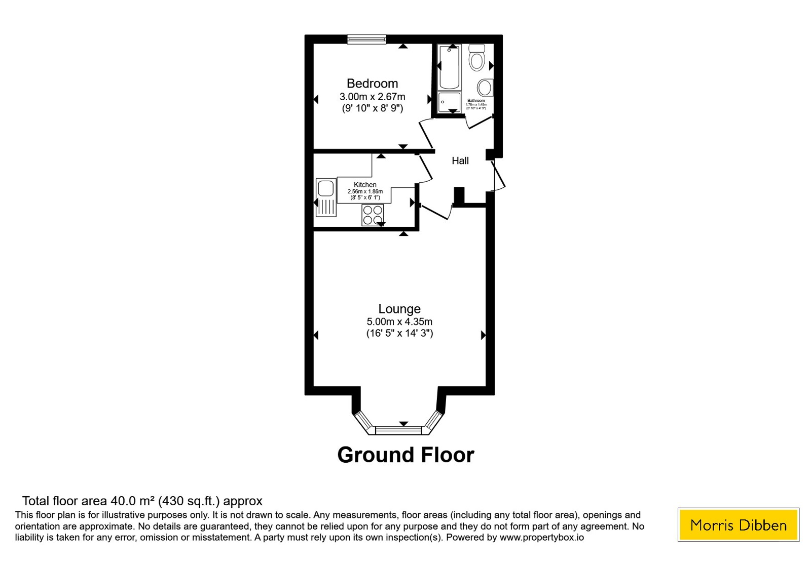 Flat 2, 2, Albert Grove, Hampshire floorplan