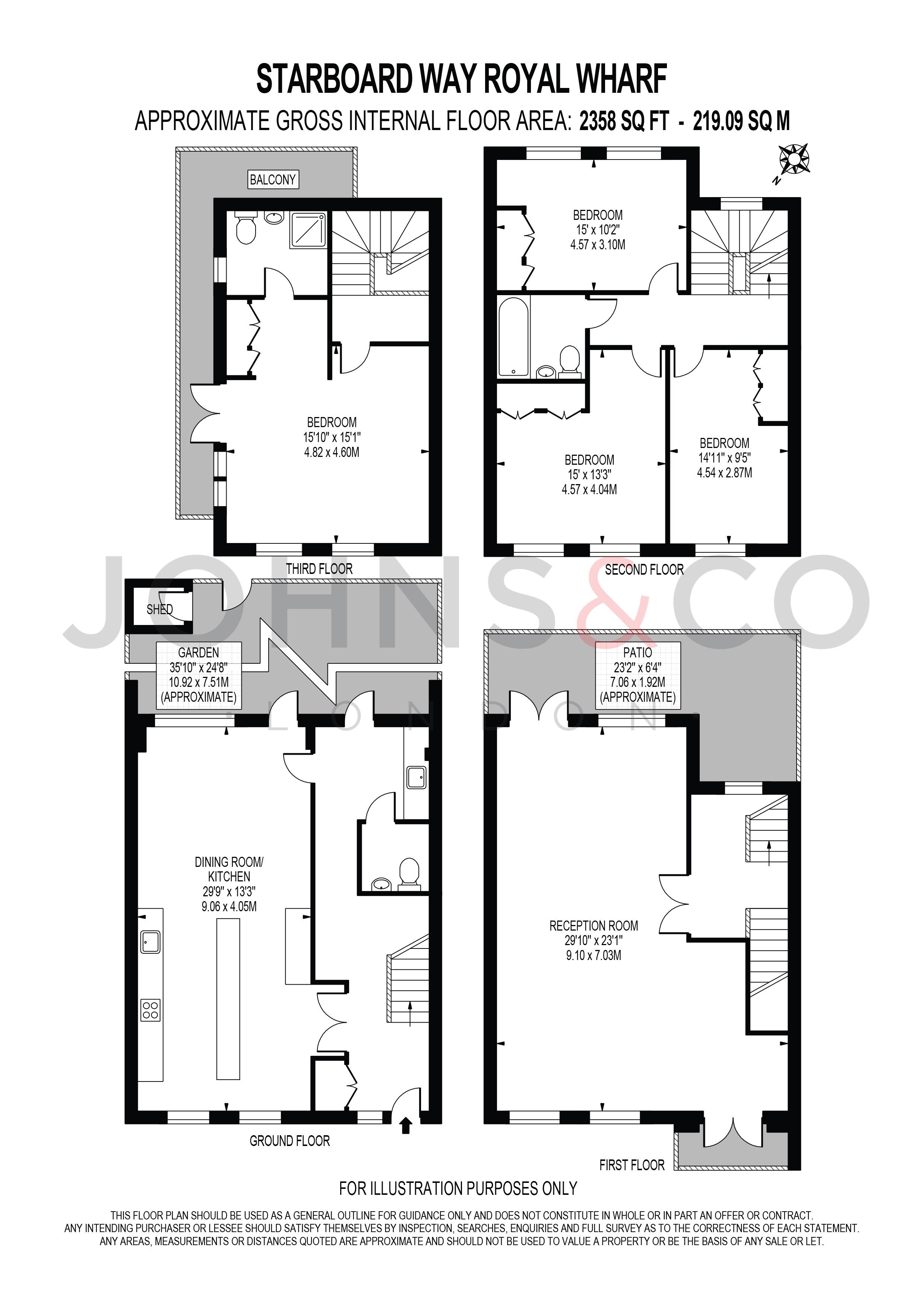 29, Starboard Way, London floorplan