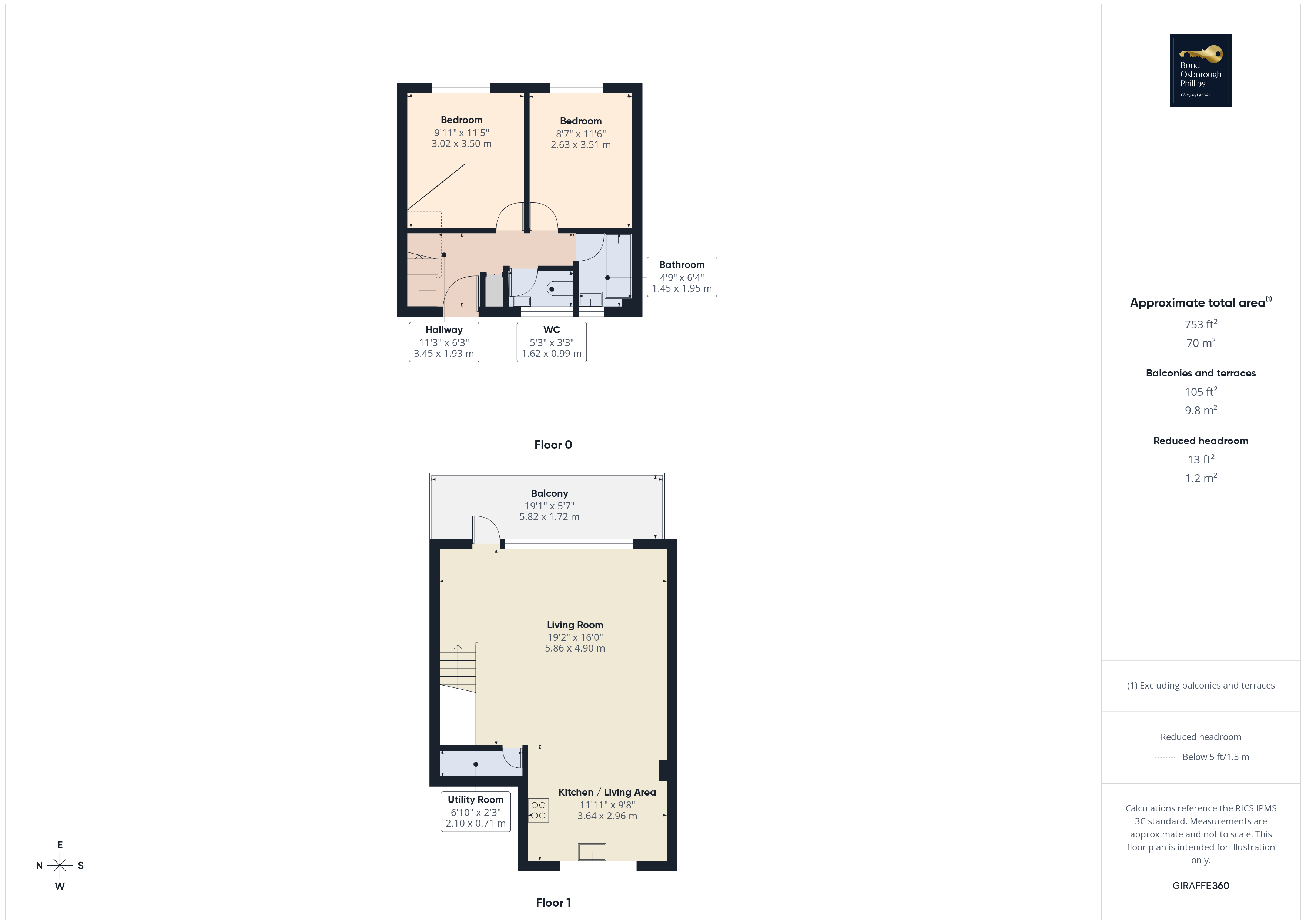 24 Tamar & St. Anns Cottages, Honic,, Callington, Cornwall floorplan