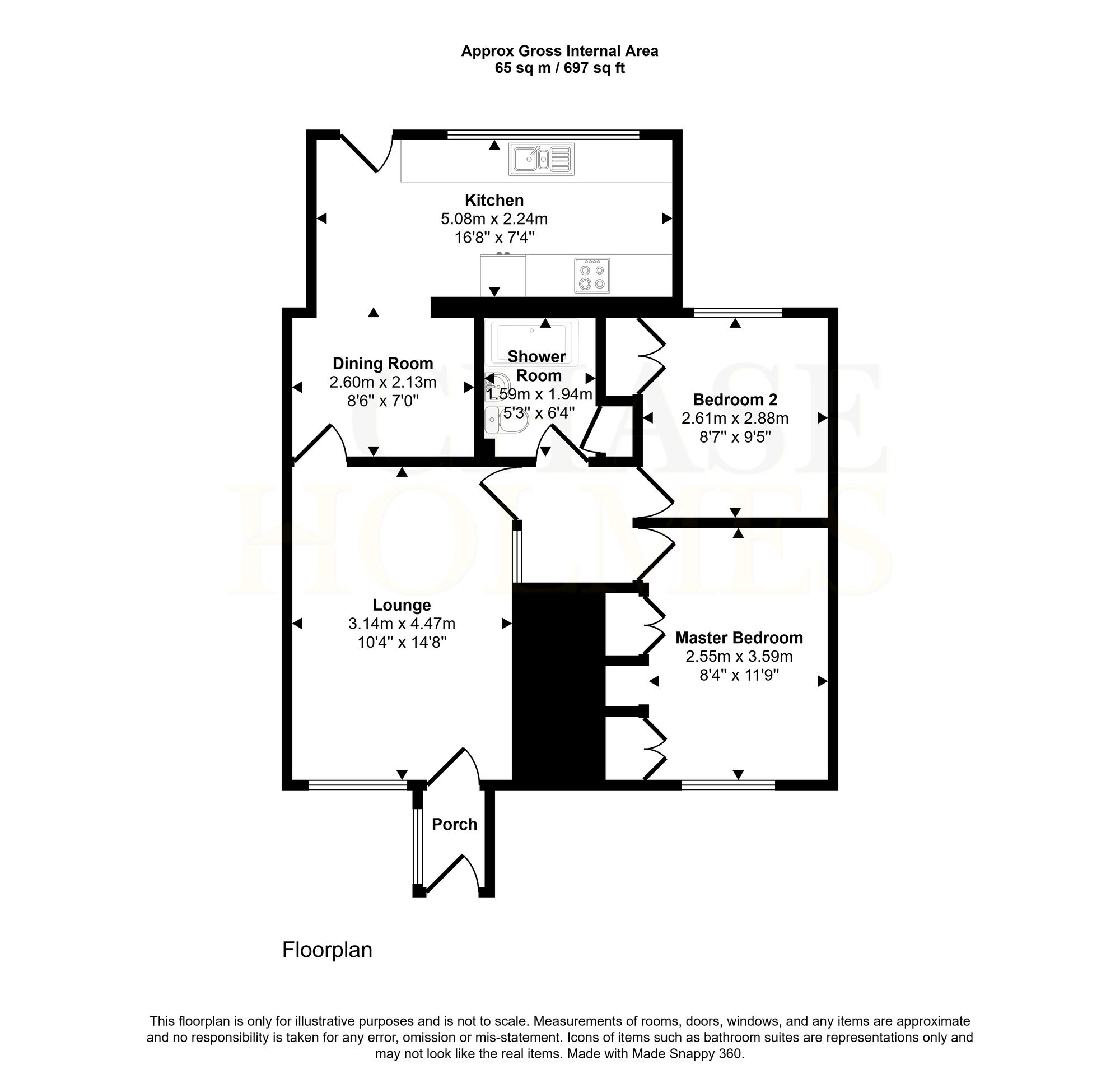 23 Hereford Way, Jarrow floorplan