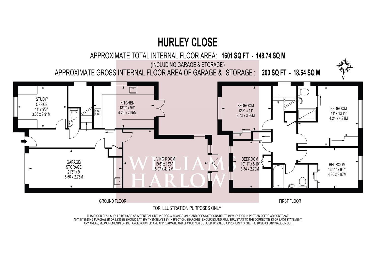6, Hurley Close, Banstead floorplan