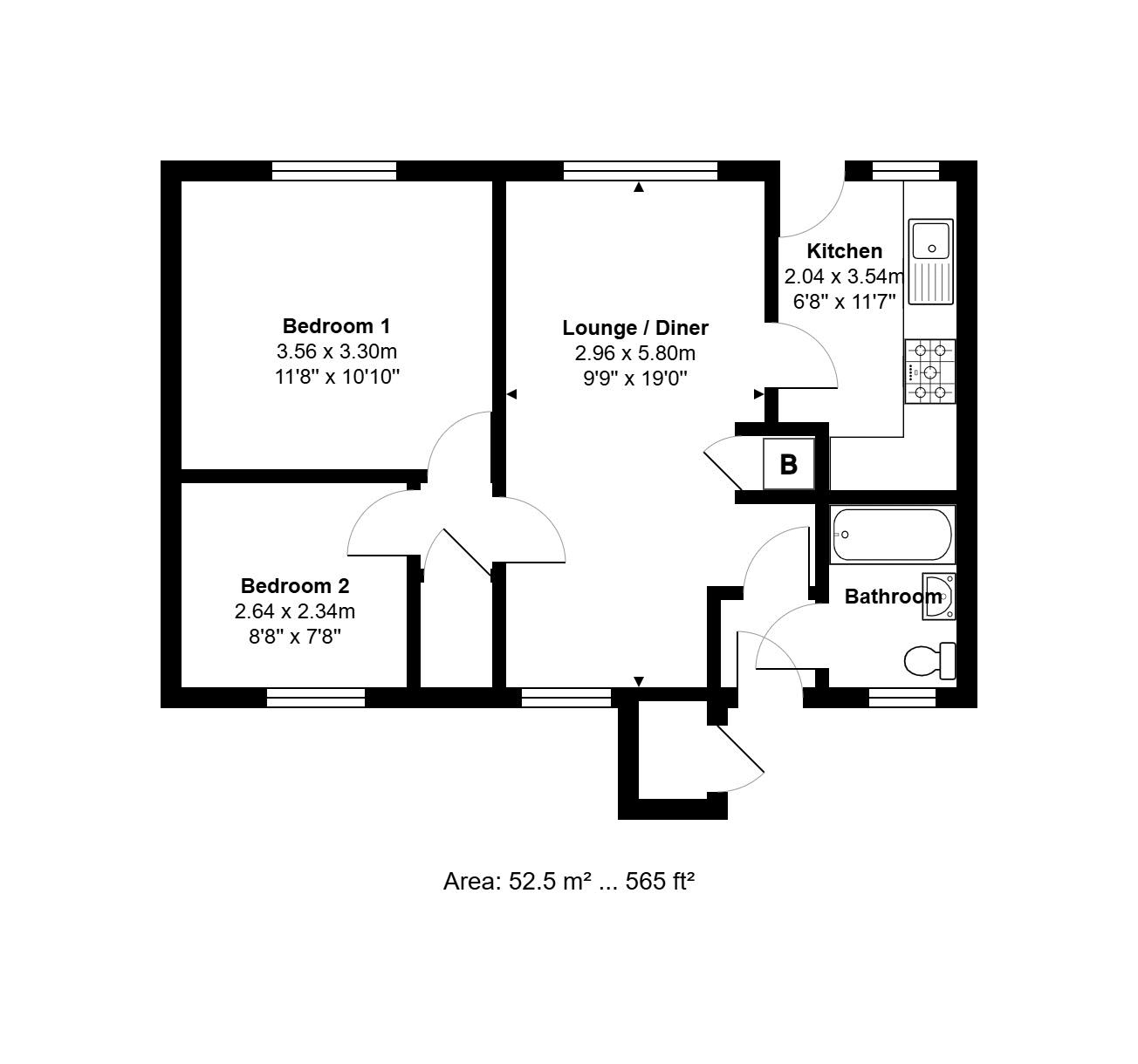 12, Davis Court, Thornbury floorplan