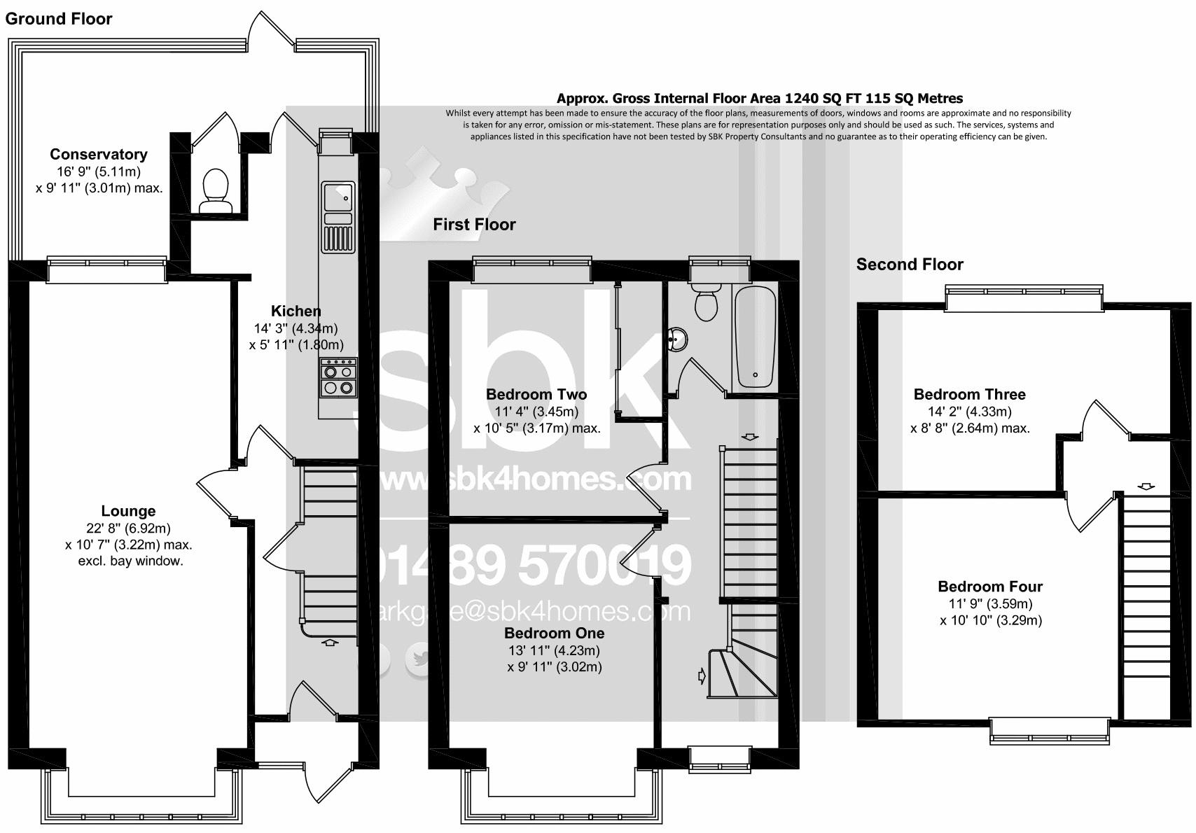 Elson Lane, Gosport PO12, 4 bedroom terraced house to rent 60112913