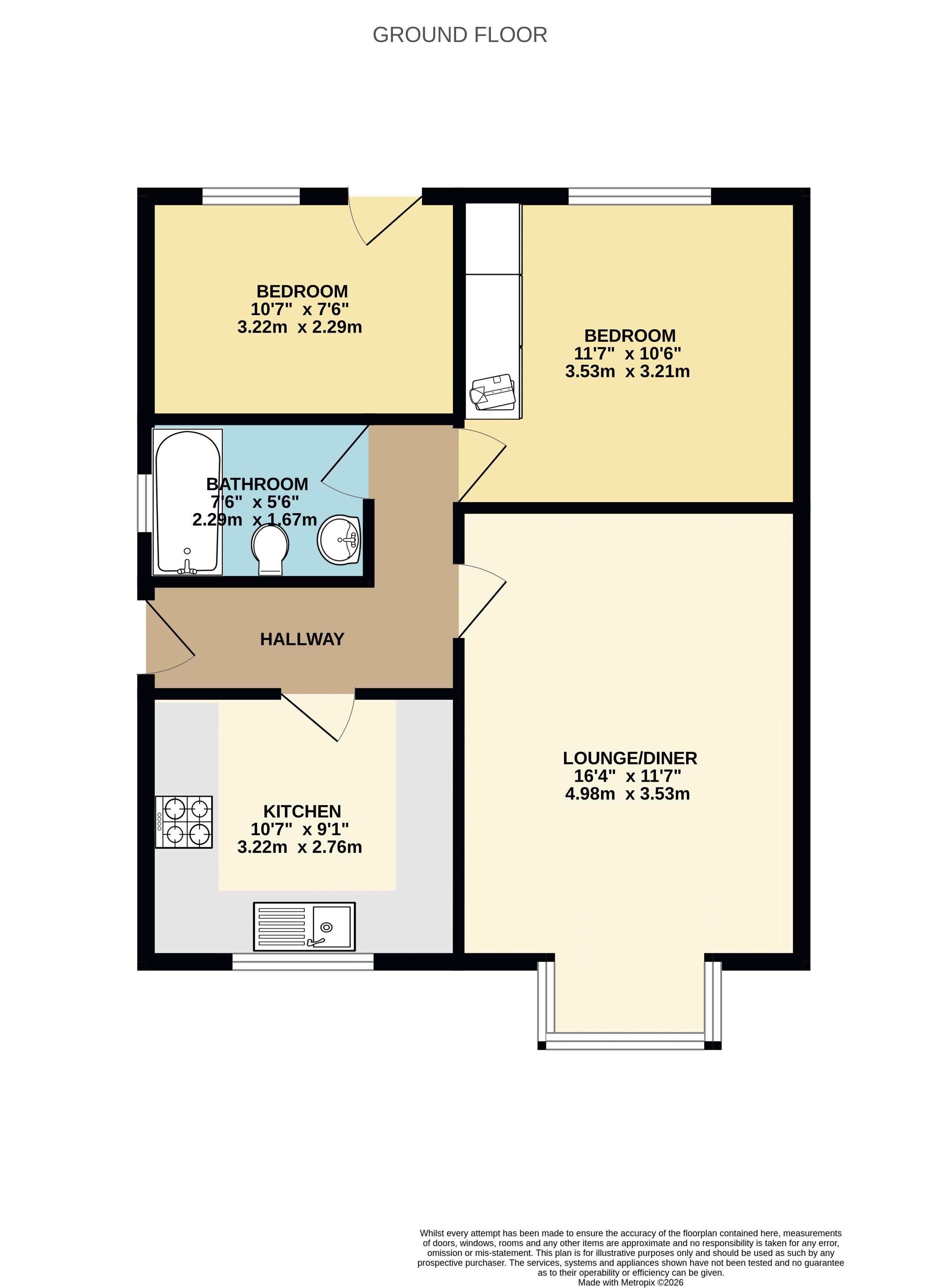 25, Chesterfield Road, Scunthorpe floorplan