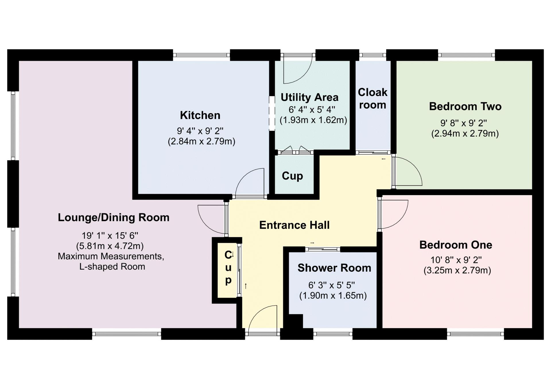 22a, Northfield Park, Upper Cornaway Lane, Fareham floorplan