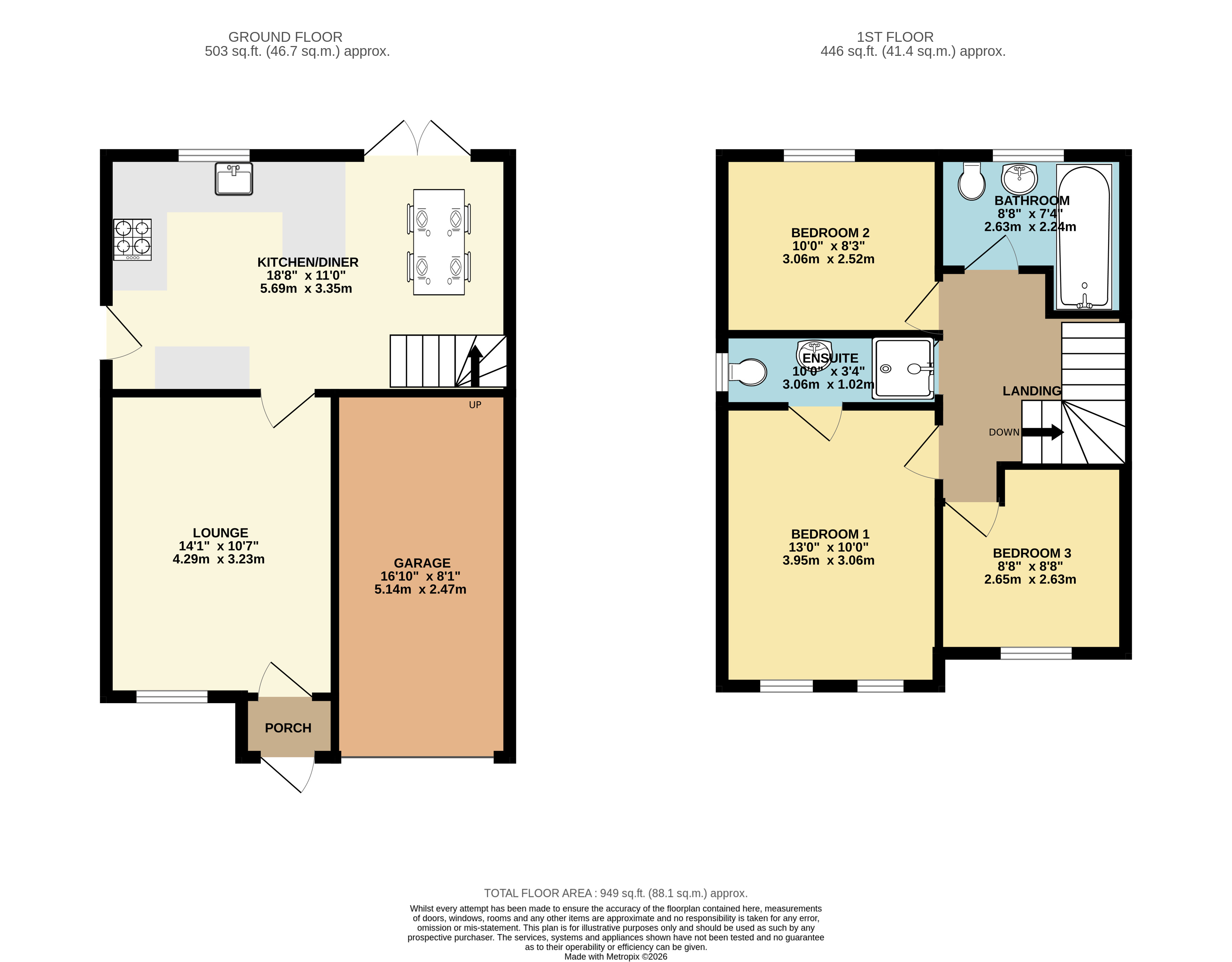 8, Rosings Court, Sutton-in-ashfield floorplan