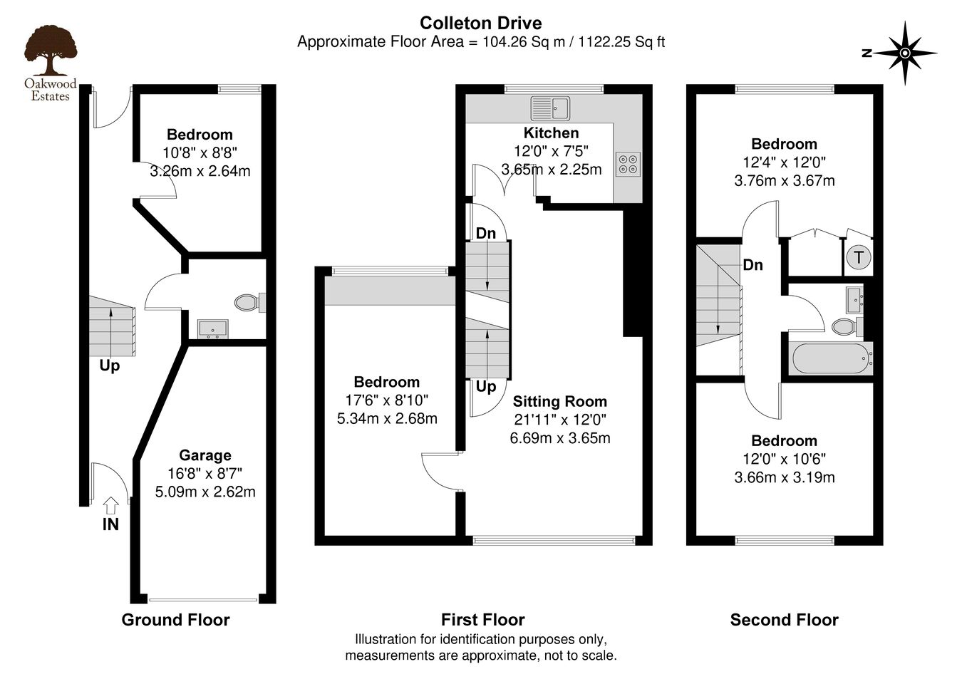 75, Colleton Drive, Reading floorplan