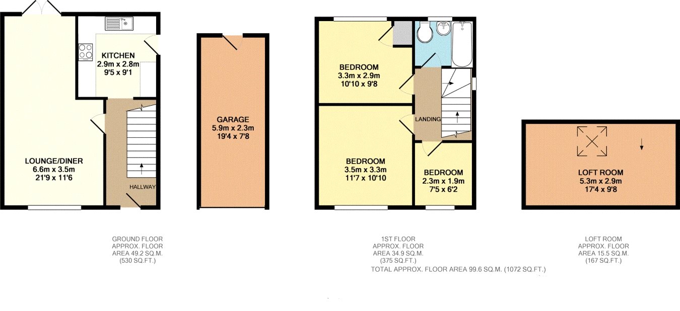 3 Bedrooms Semi-detached house for sale in St Johns, Surrey GU21