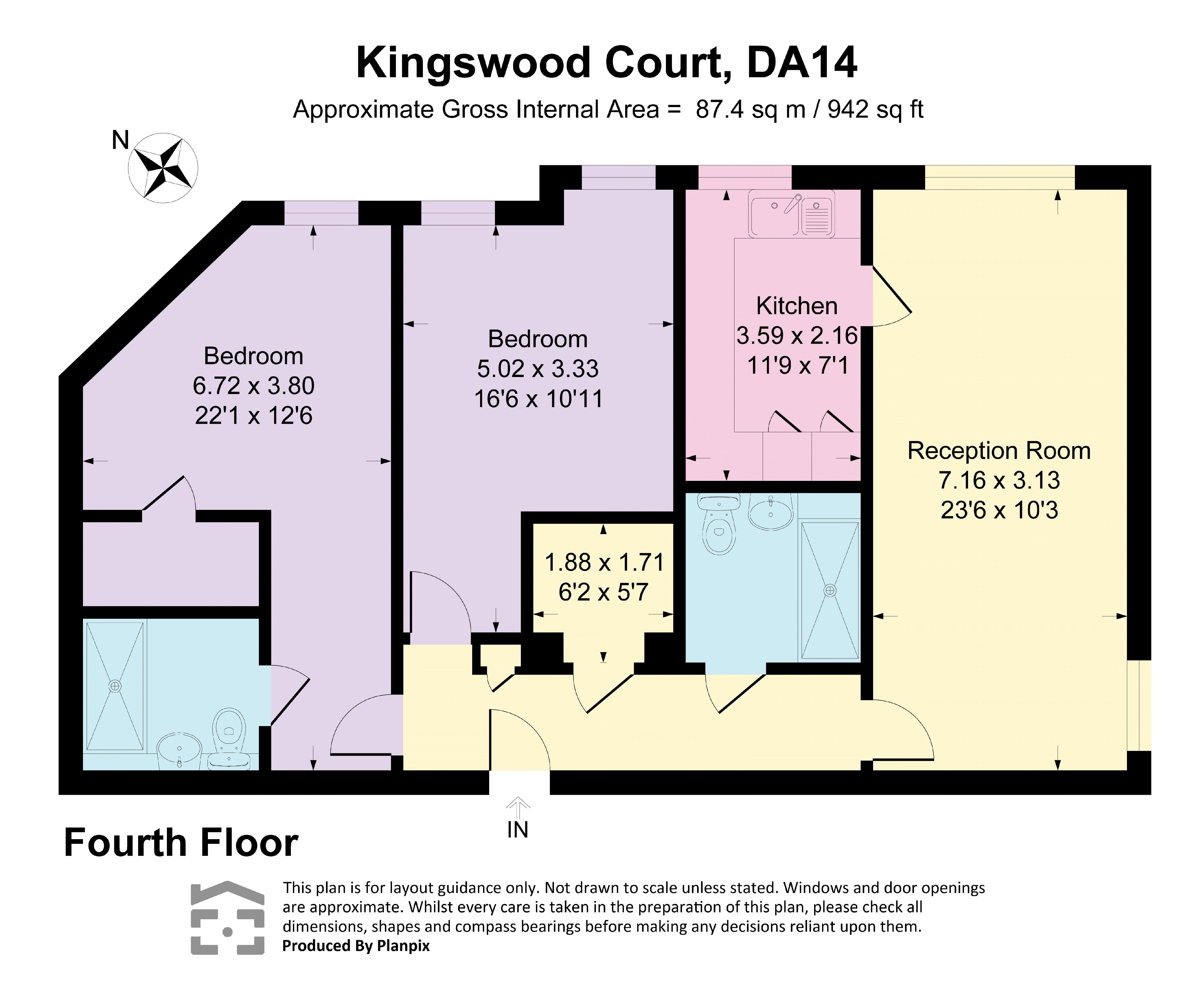 42 Kingswood Court, Sidcup Hill, Sidcup floorplan