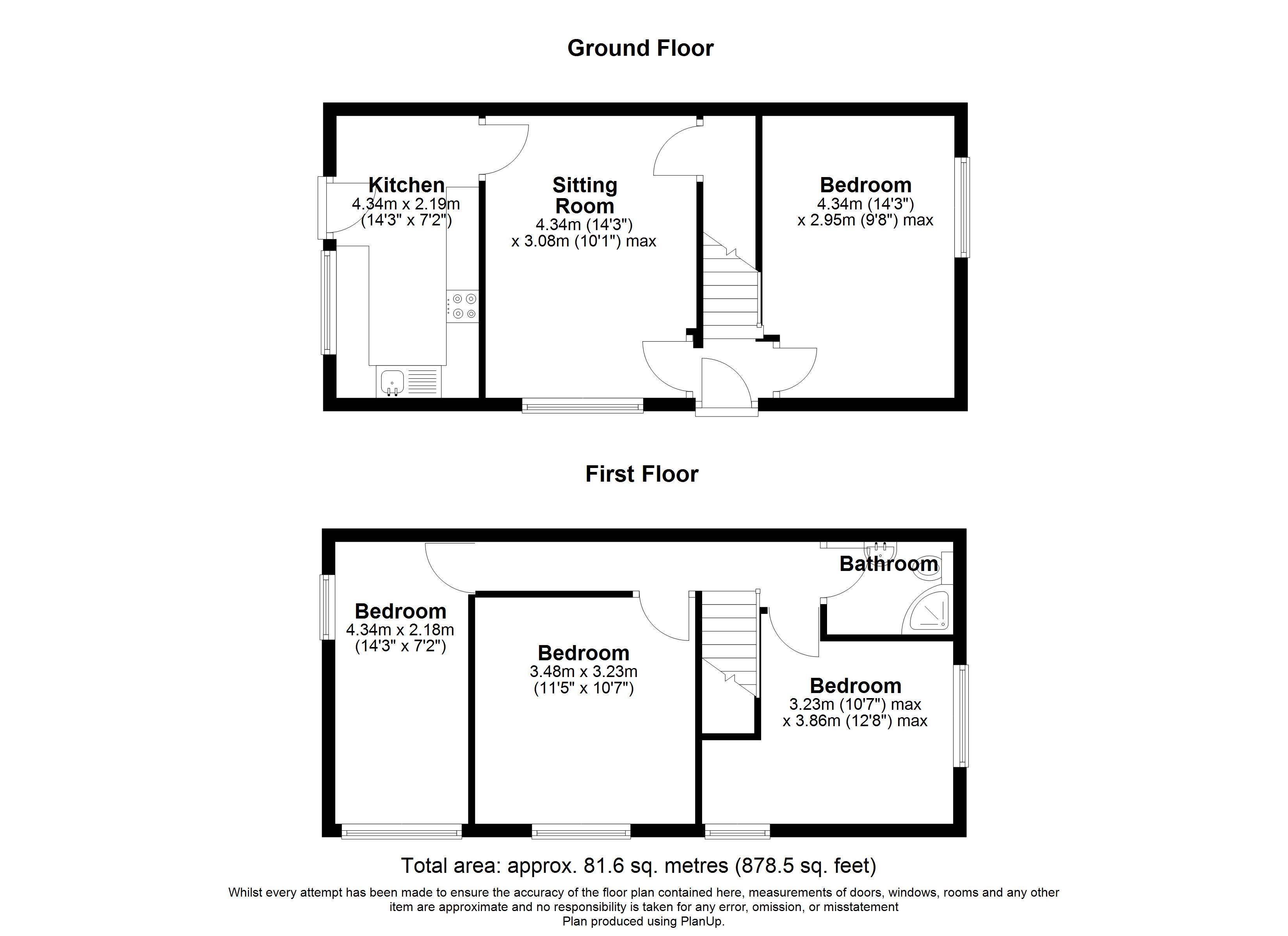 16, Suffolk Street, Salford floorplan