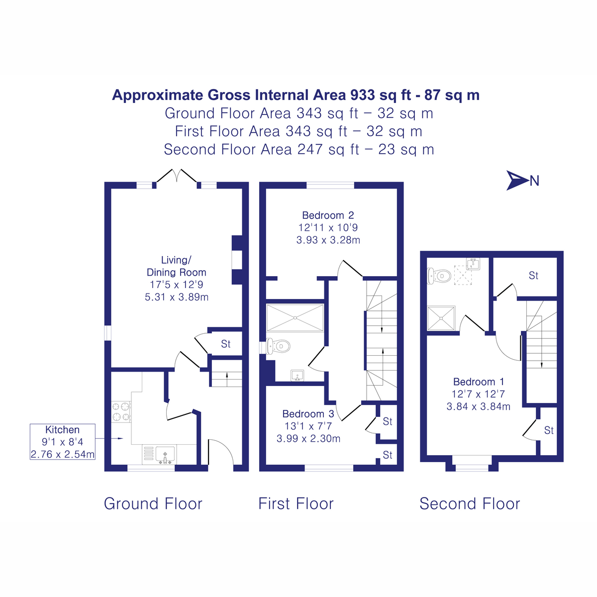 28, Coopers Lane, Abingdon floorplan