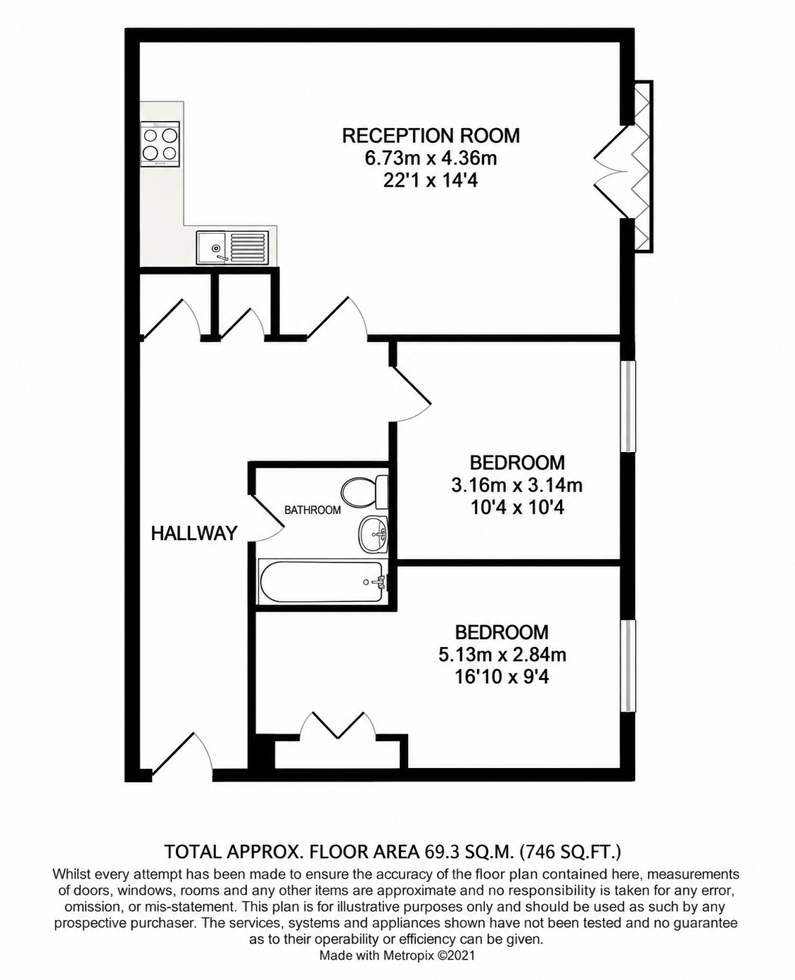 Tudor Way, Woking floorplan