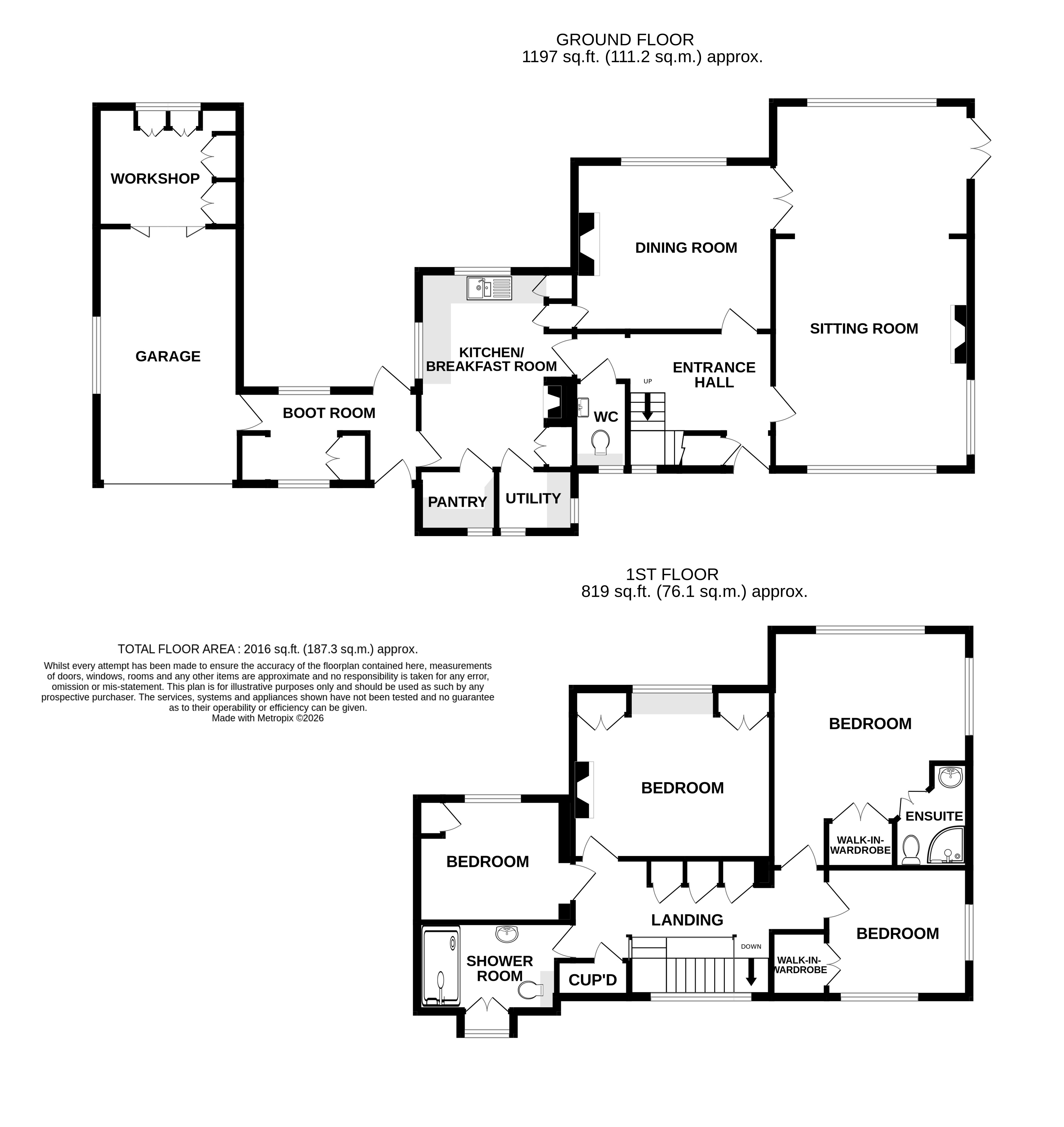 4, The Ridgeway, Friston floorplan