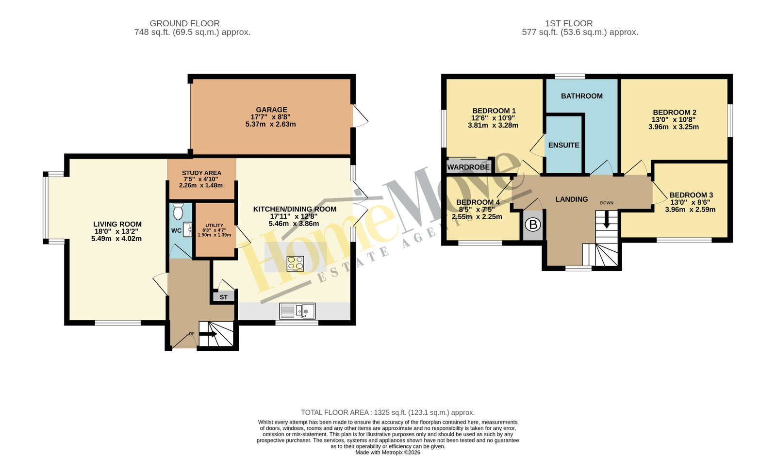 96, Abbotsbury Drive, Daventry floorplan