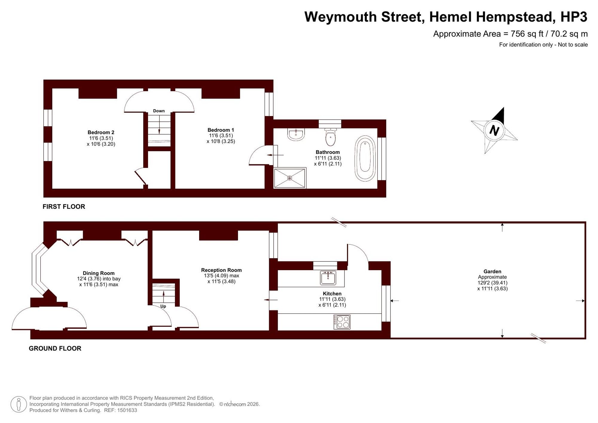52 Weymouth Street, Hemel Hempstead floorplan