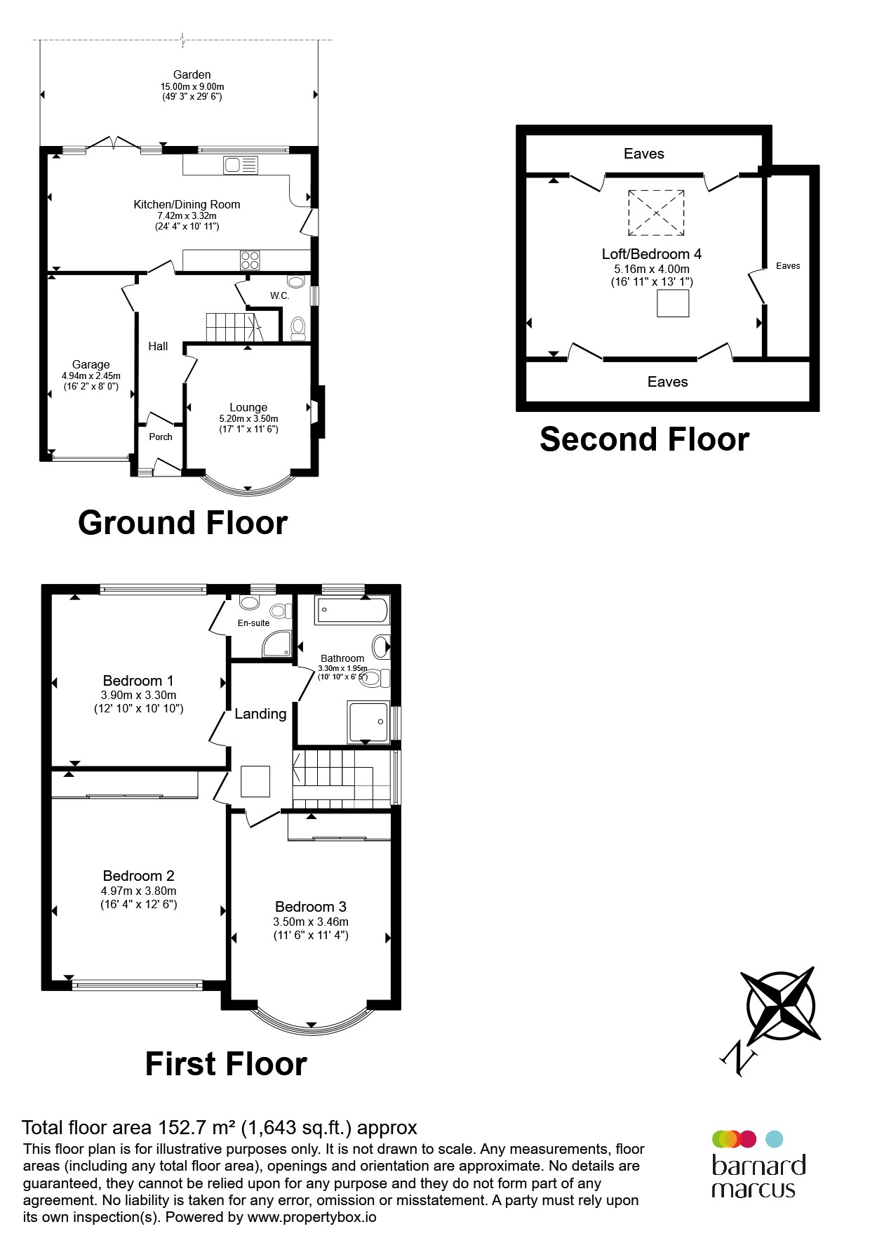 15, Farnham Close, London floorplan