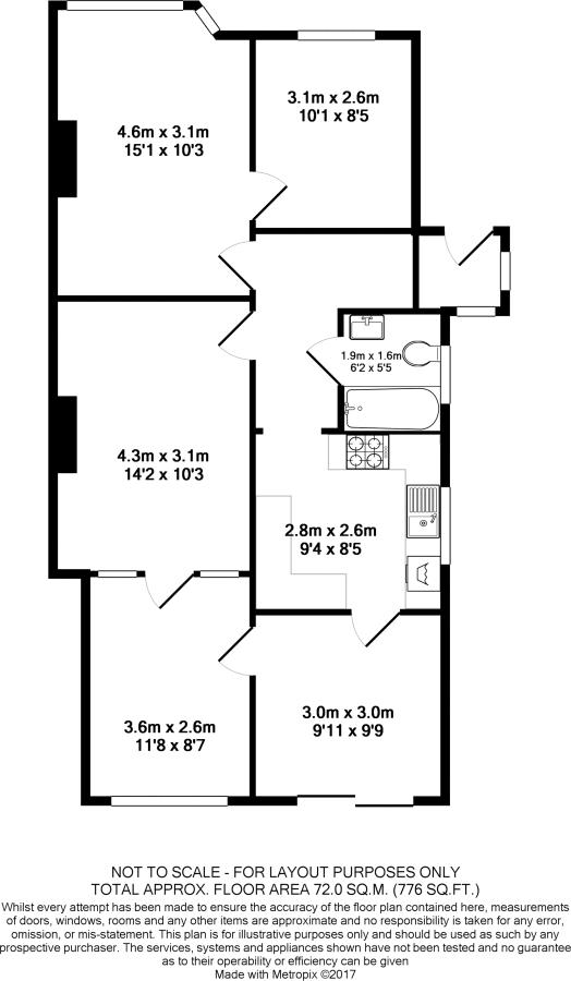18, Westfield Close, Brighton floorplan