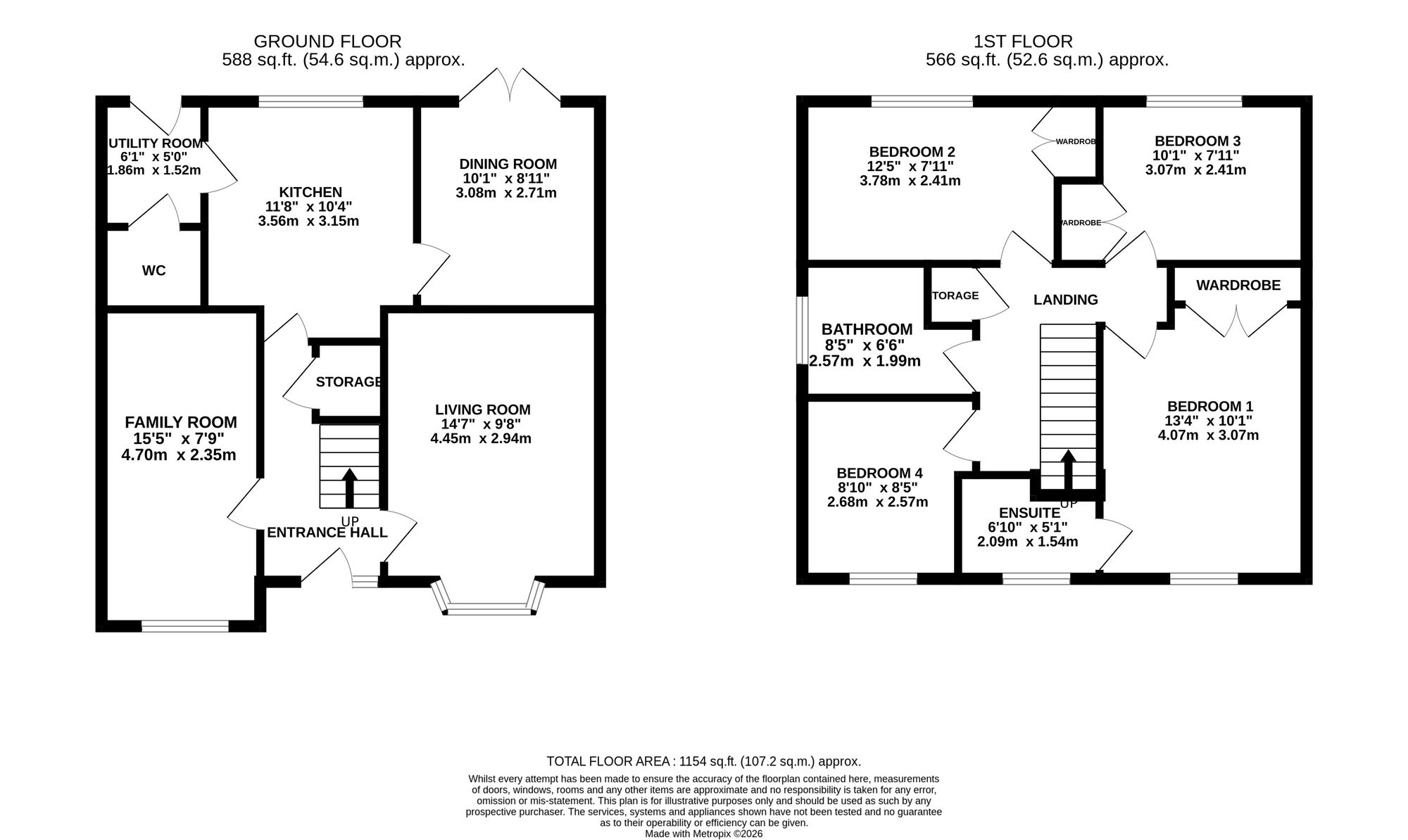 47 Hampshire Crescent, Stoke-On-Trent floorplan