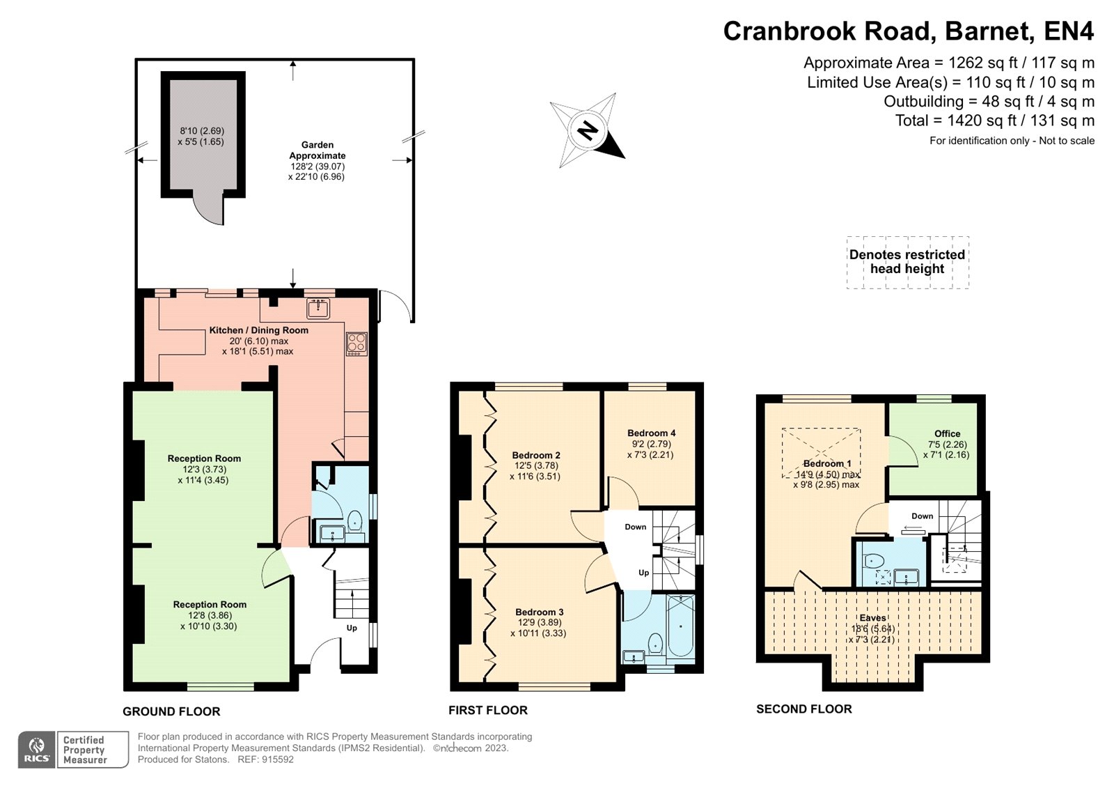 Cranbrook Road, EN4, 4 bedroom semidetached house for sale