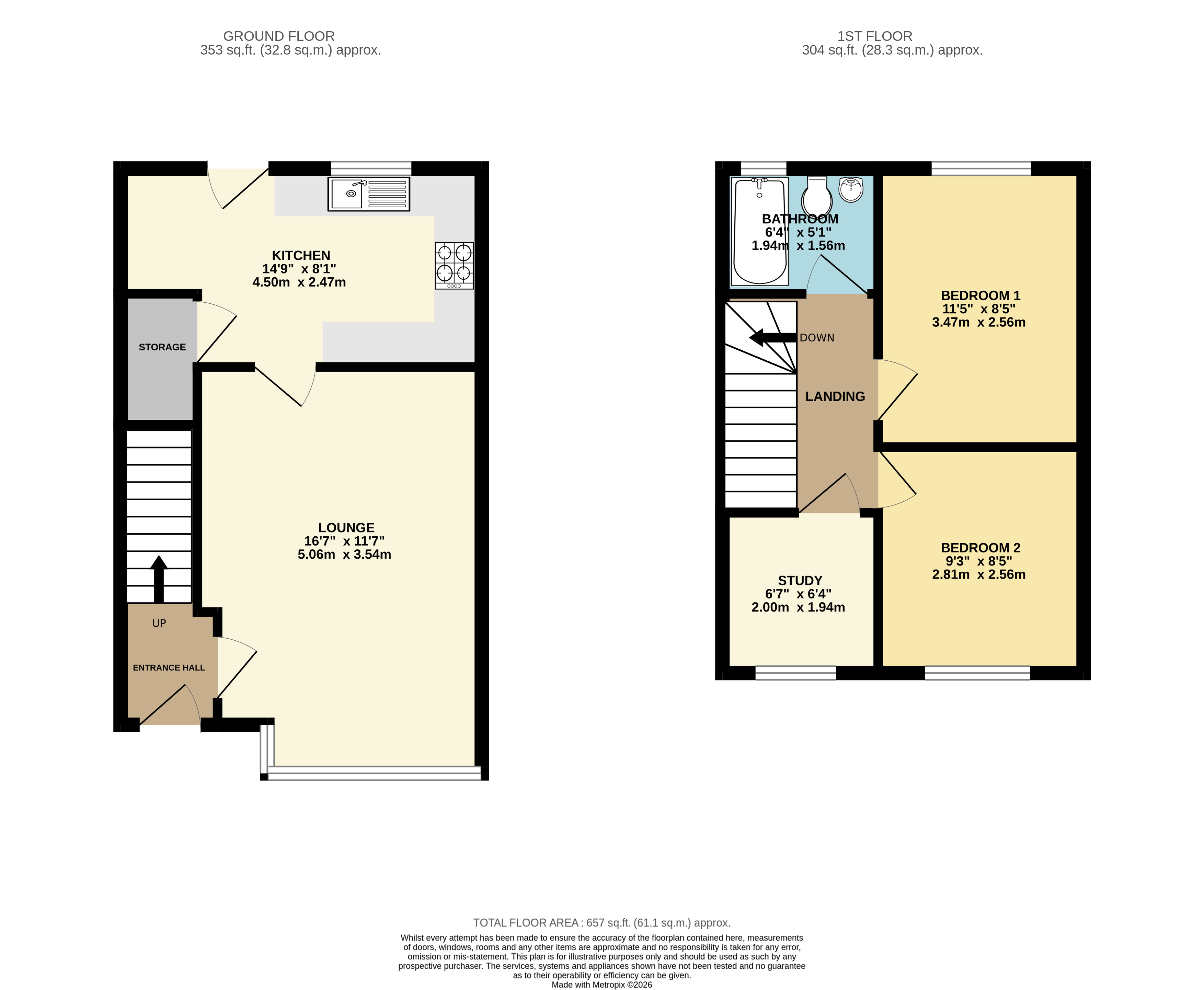14, Yorke Way, Hamble floorplan