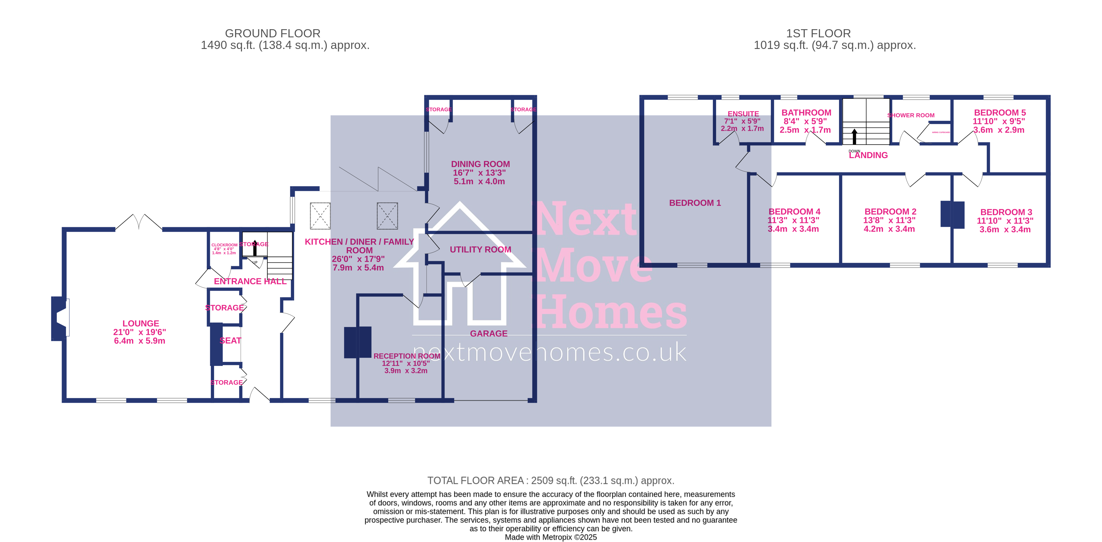 The Old Forge, Holme floorplan