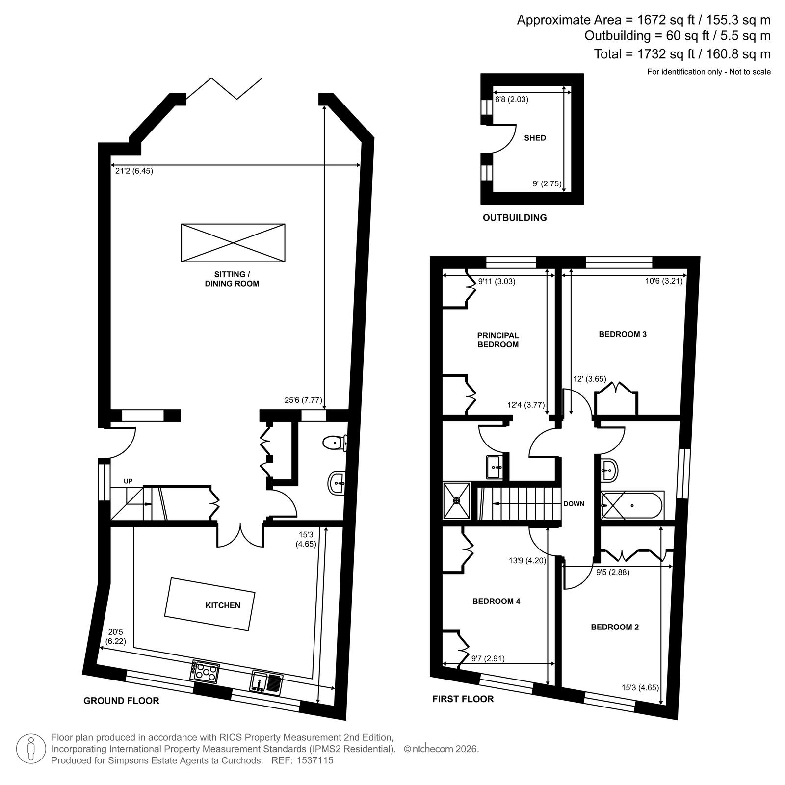 Heath Road, Weybridge floorplan