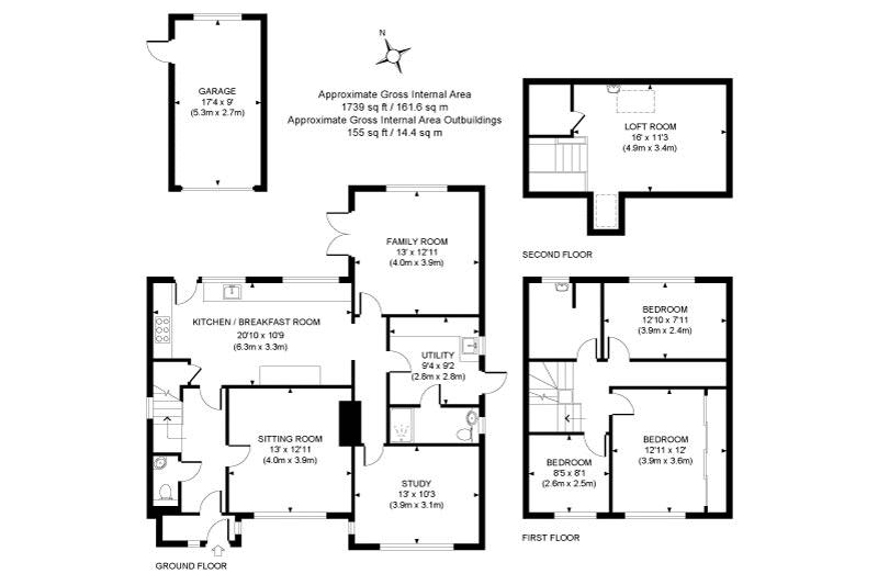 3 Bedrooms Detached house for sale in Strathcona Avenue, Bookham, Leatherhead KT23