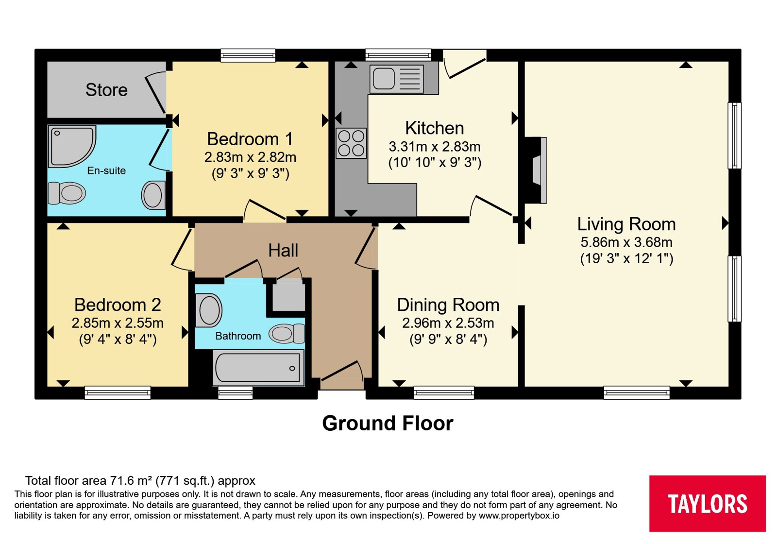 59A, Folly Park, Clapham floorplan