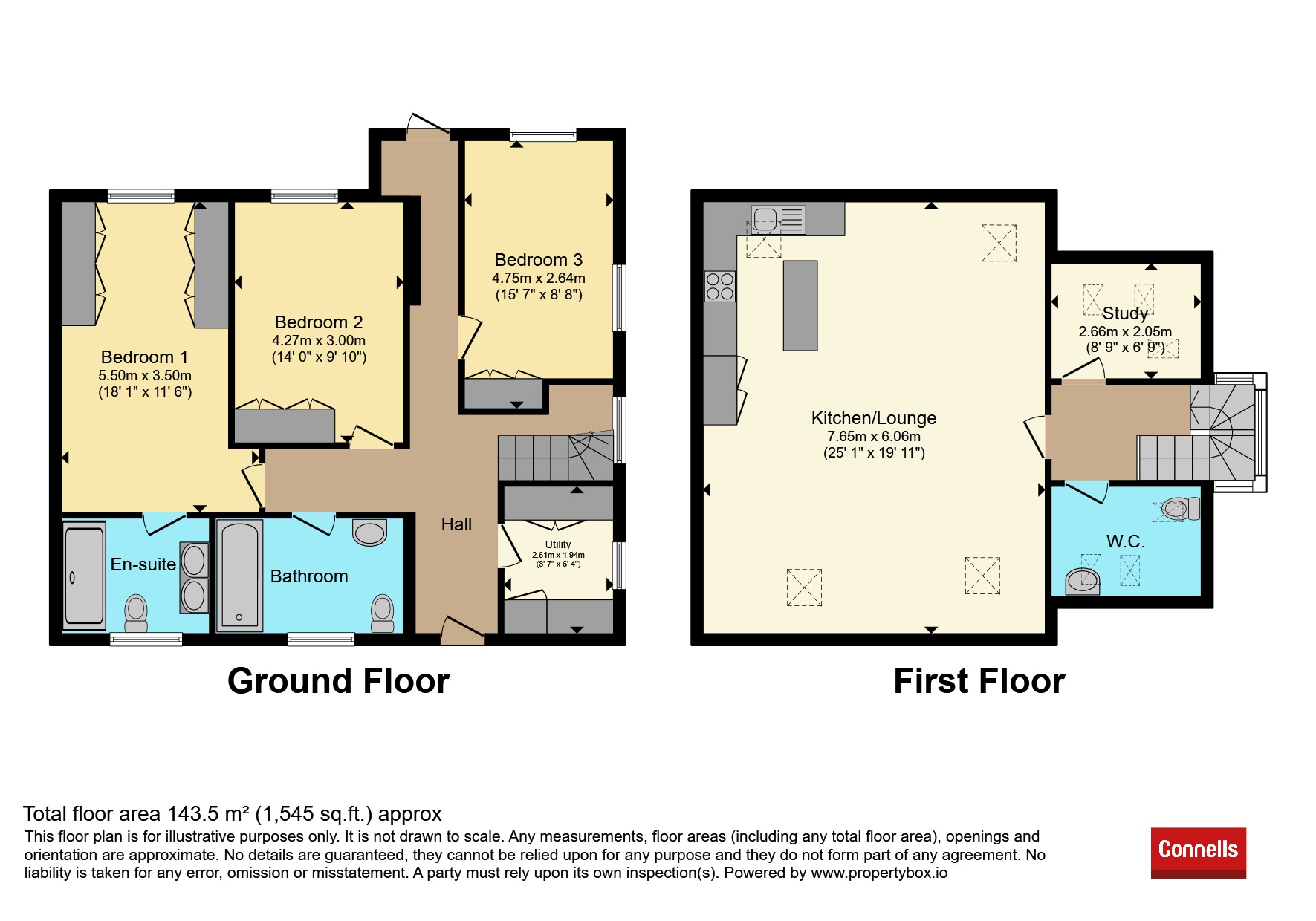 1, Grosvenor House, Police Station Lane, Bushey floorplan