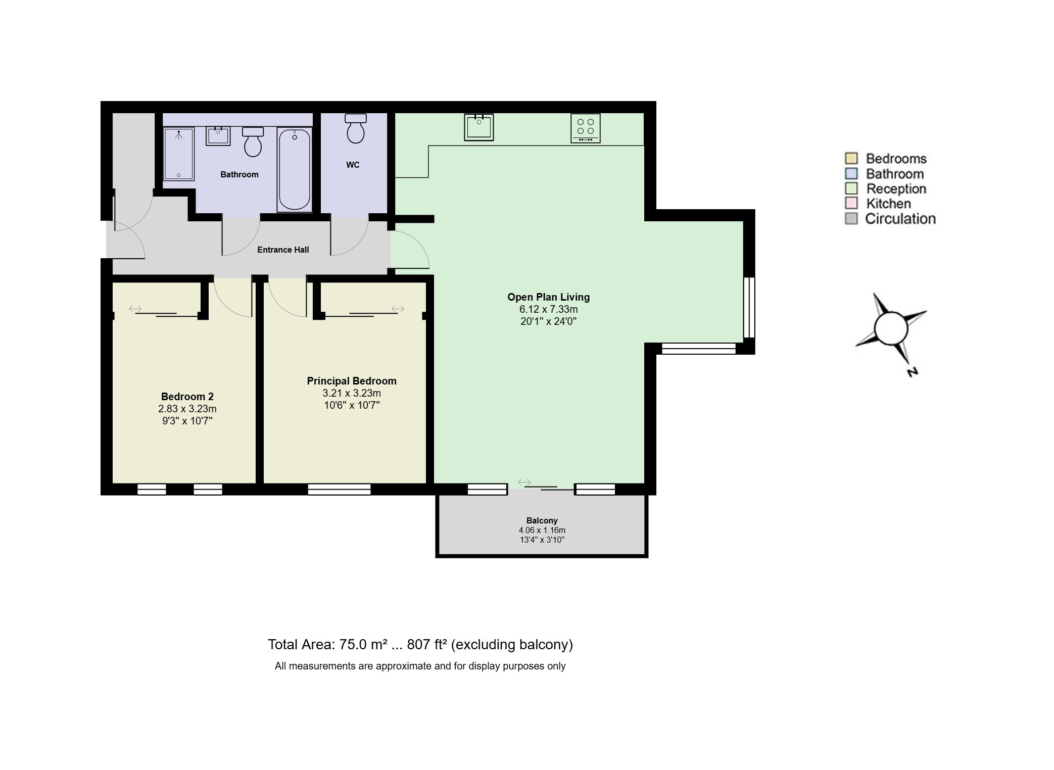 18, Churchill Court, Cambridge floorplan