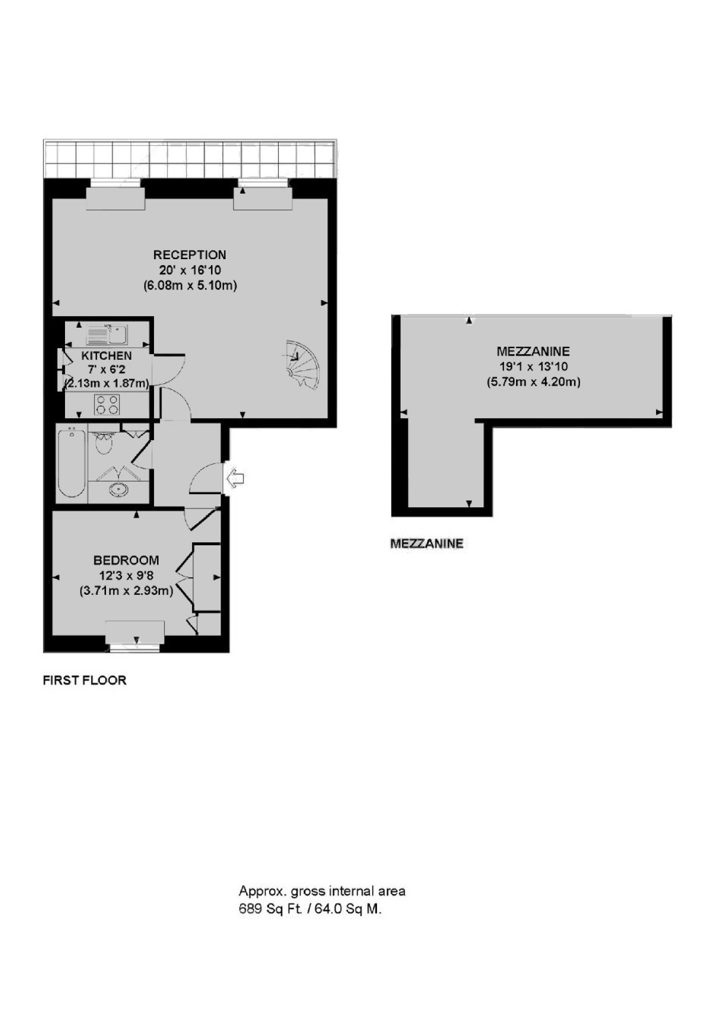 28C, Porchester Square, London floorplan