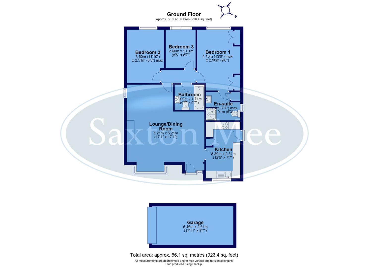 23, Paterson Gardens, Sheffield floorplan