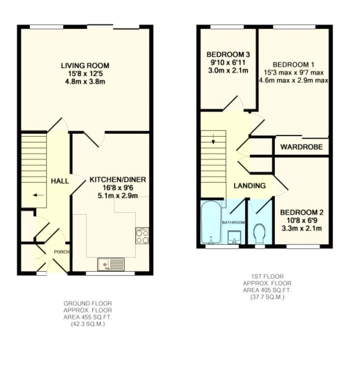 3 Bedrooms Terraced house to rent in Horsham, West Sussex RH12