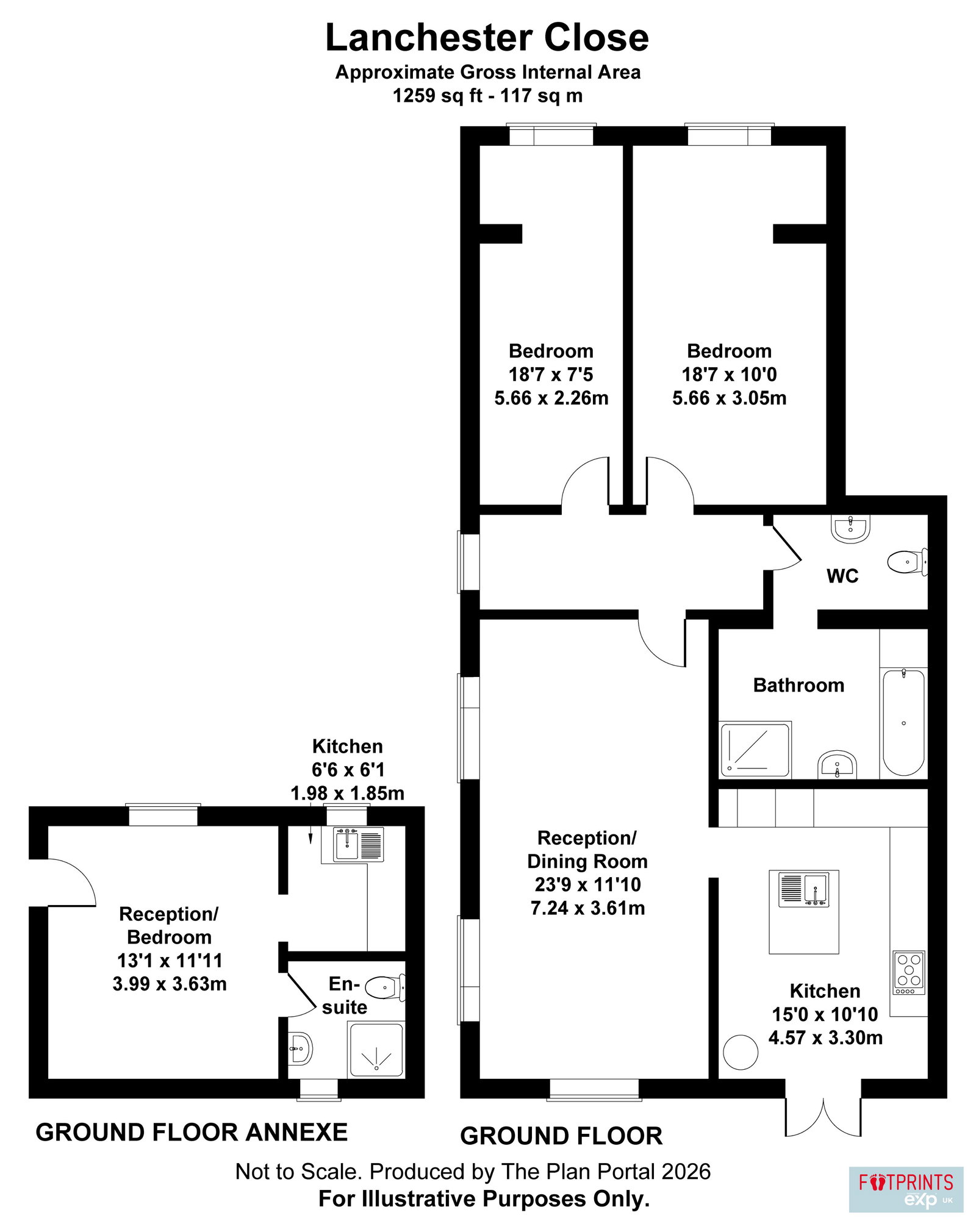 6, Lanchester Close, Herne Bay floorplan